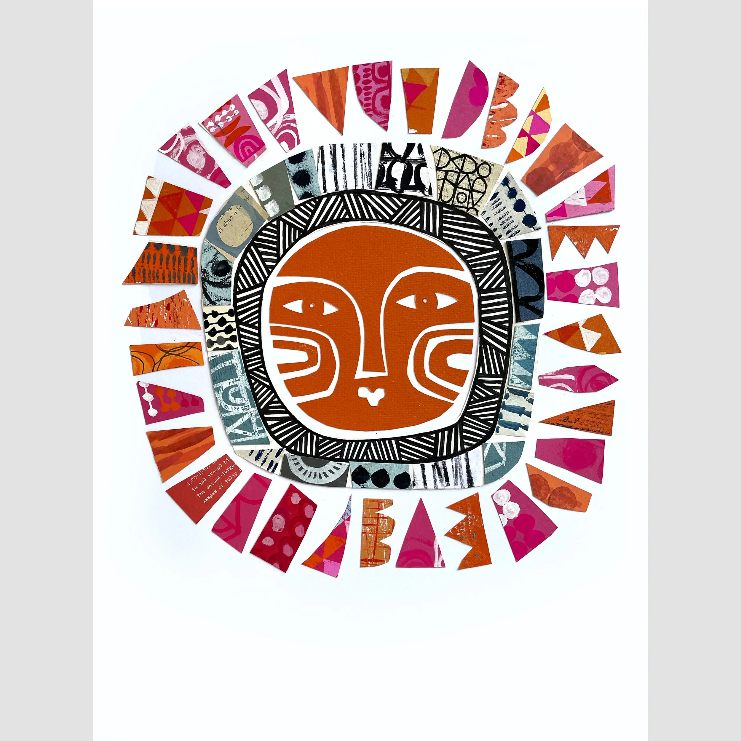 a ray of sunshine original collage 420hx297w — clare youngs