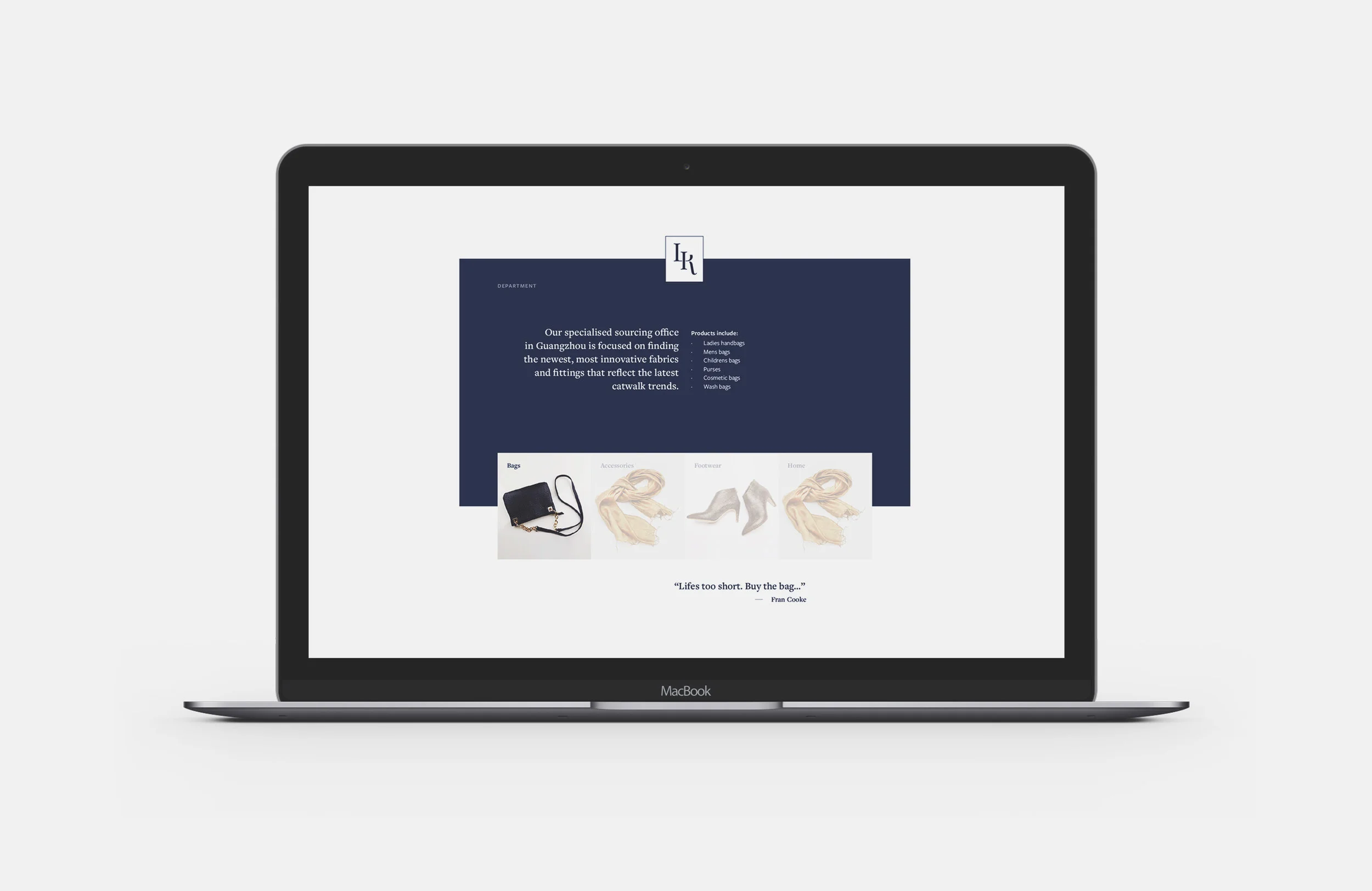  Fashion categories&nbsp; 