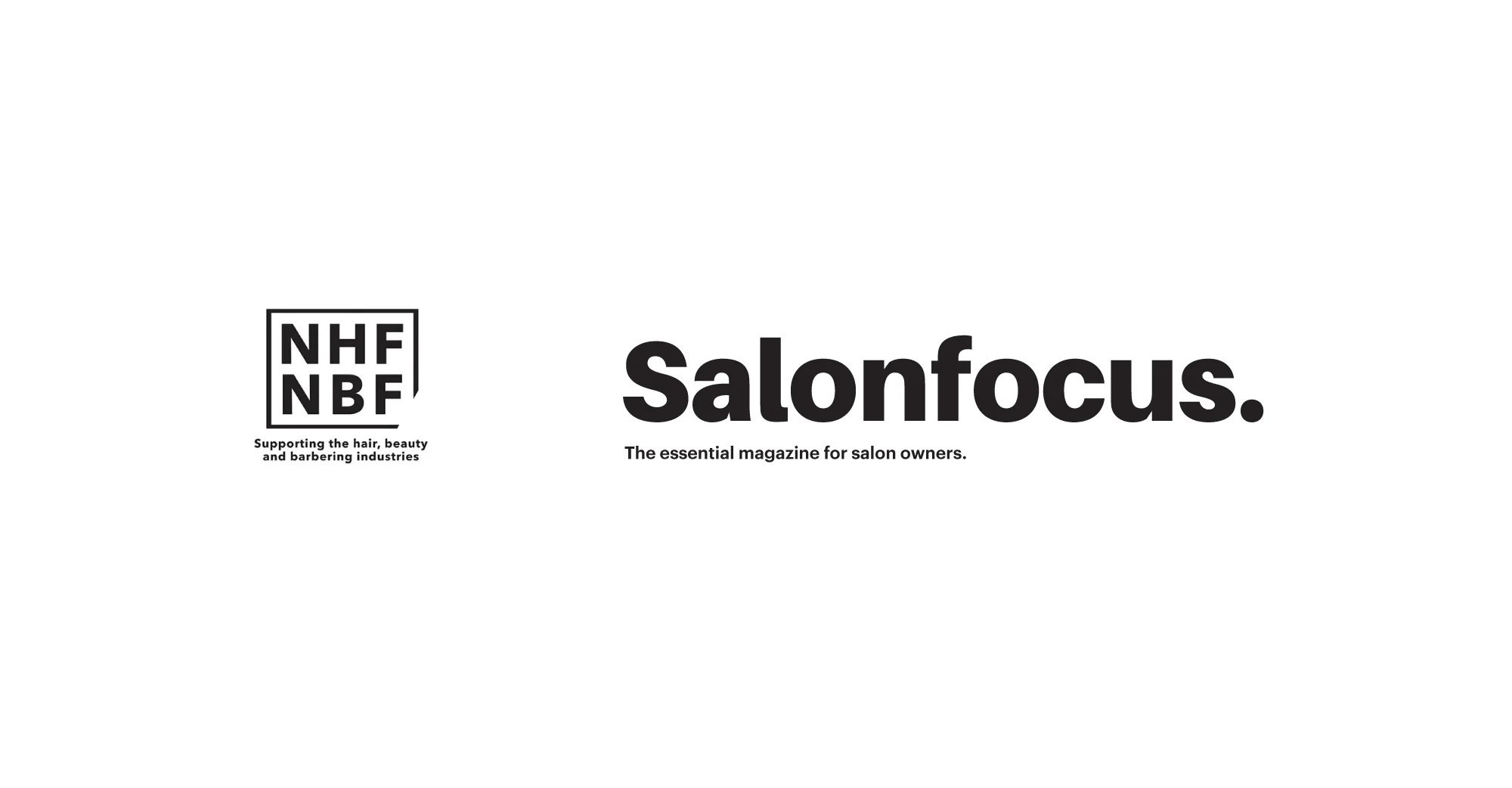 NHF NBF logo |  salonfocus  masthead