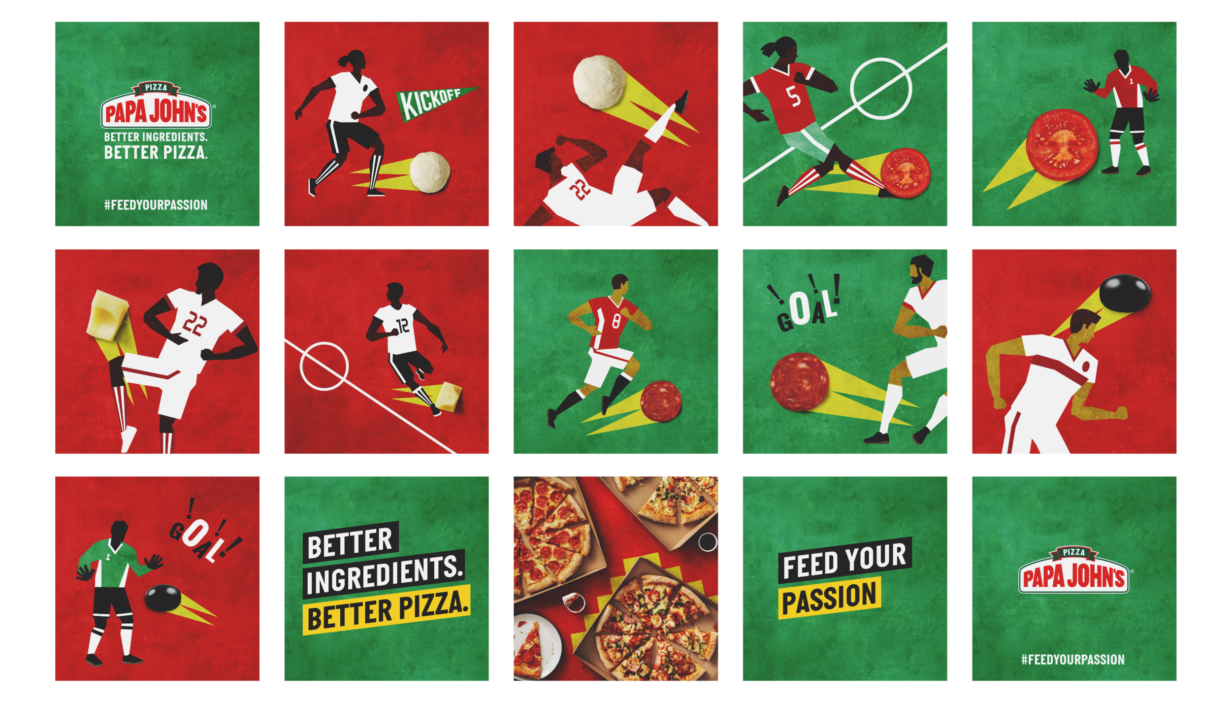 Ingredients social animation storyboard