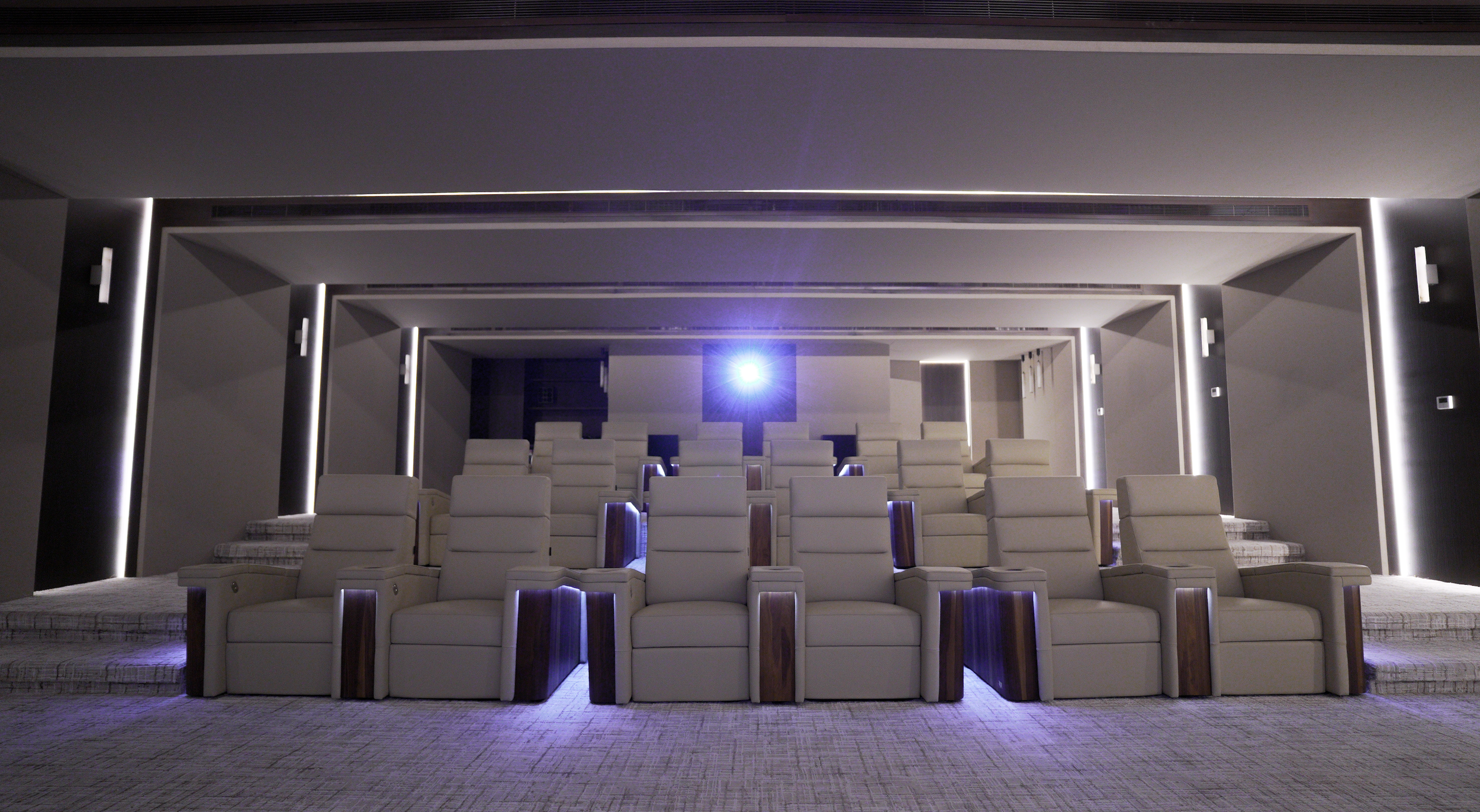 Moovia Stockholm Recliners Anchor an 18-Seat Private Cinema in Saudi Arabia