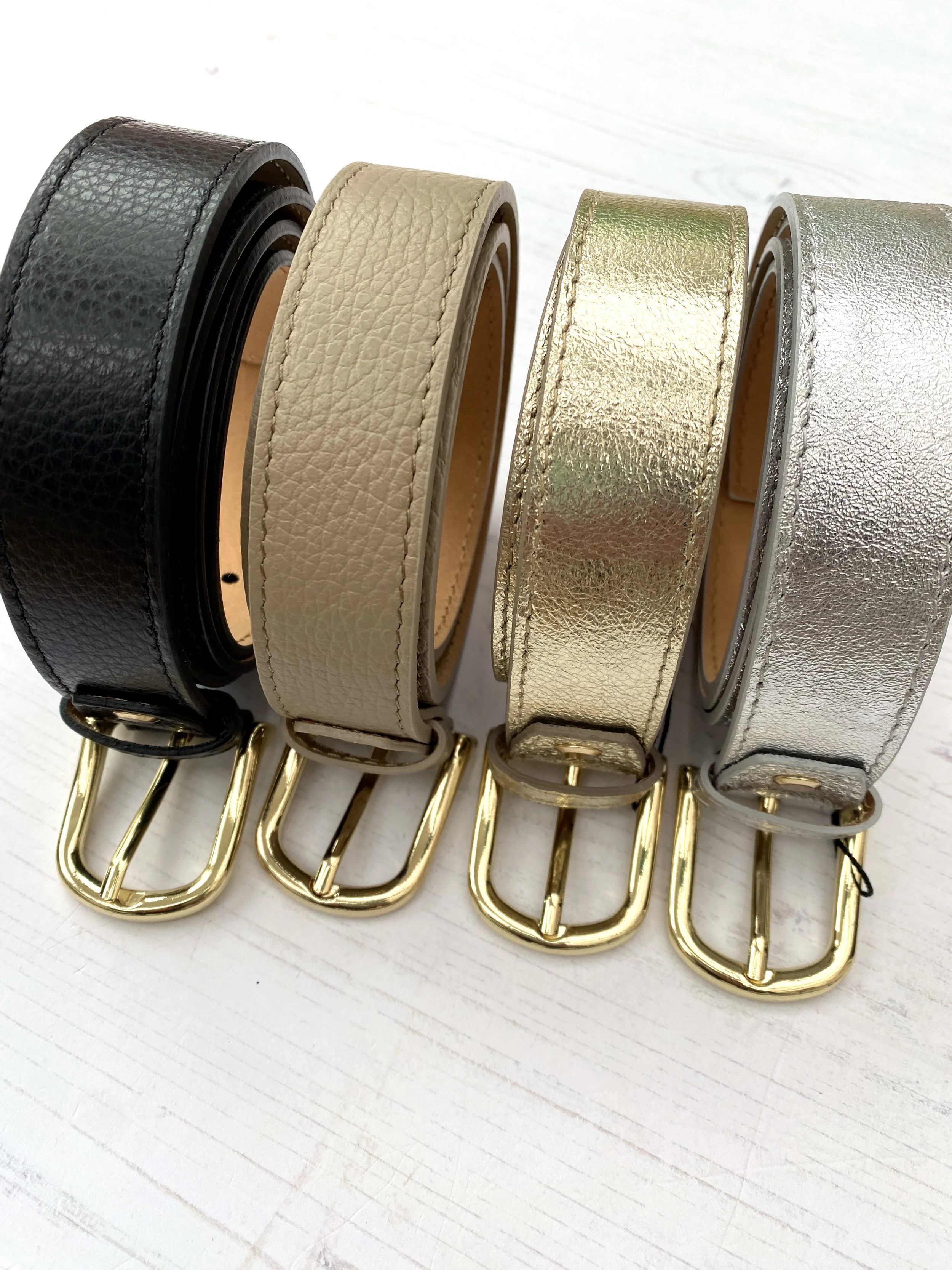 Italian Leather 3cm width belt