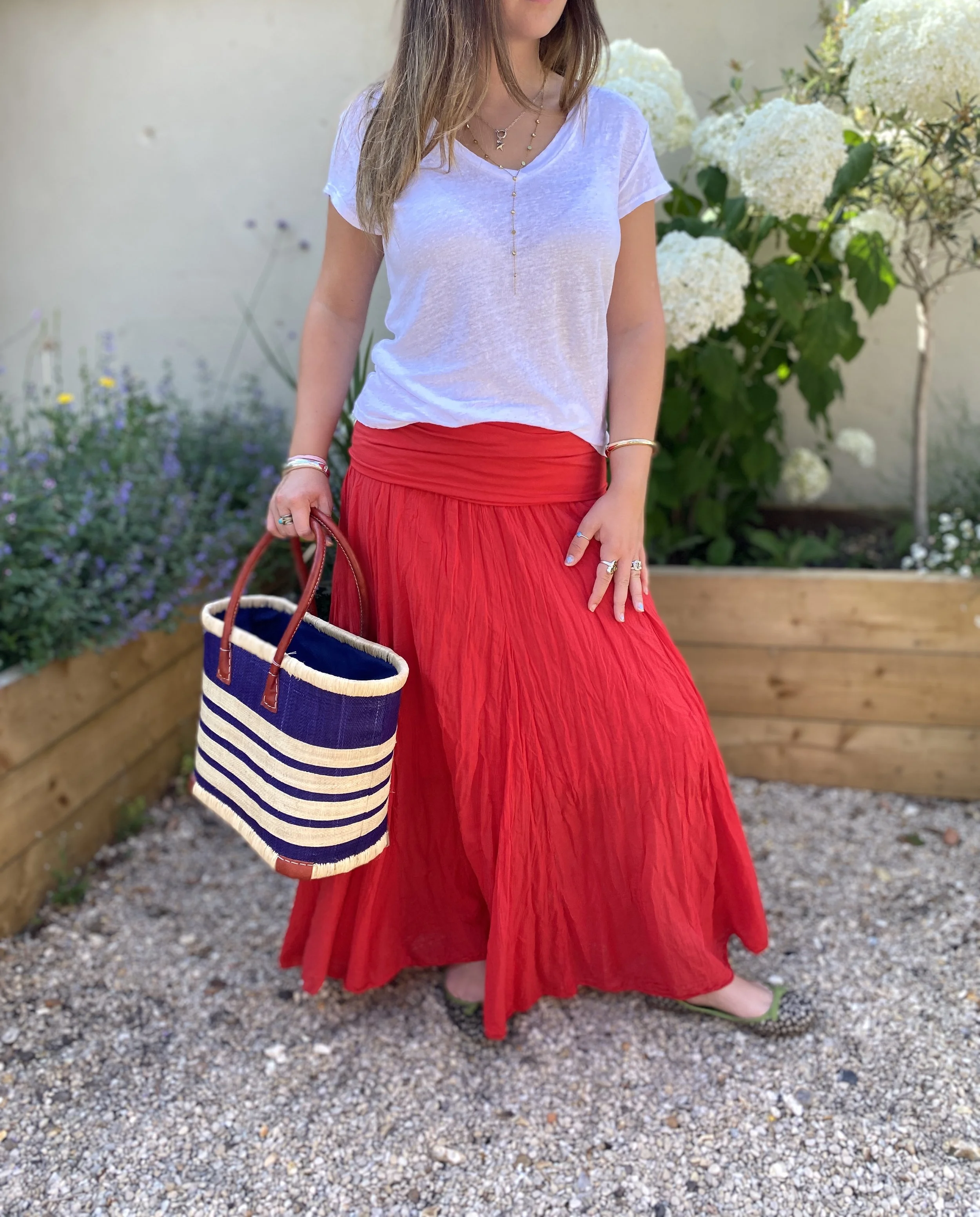 Cotton full skirt