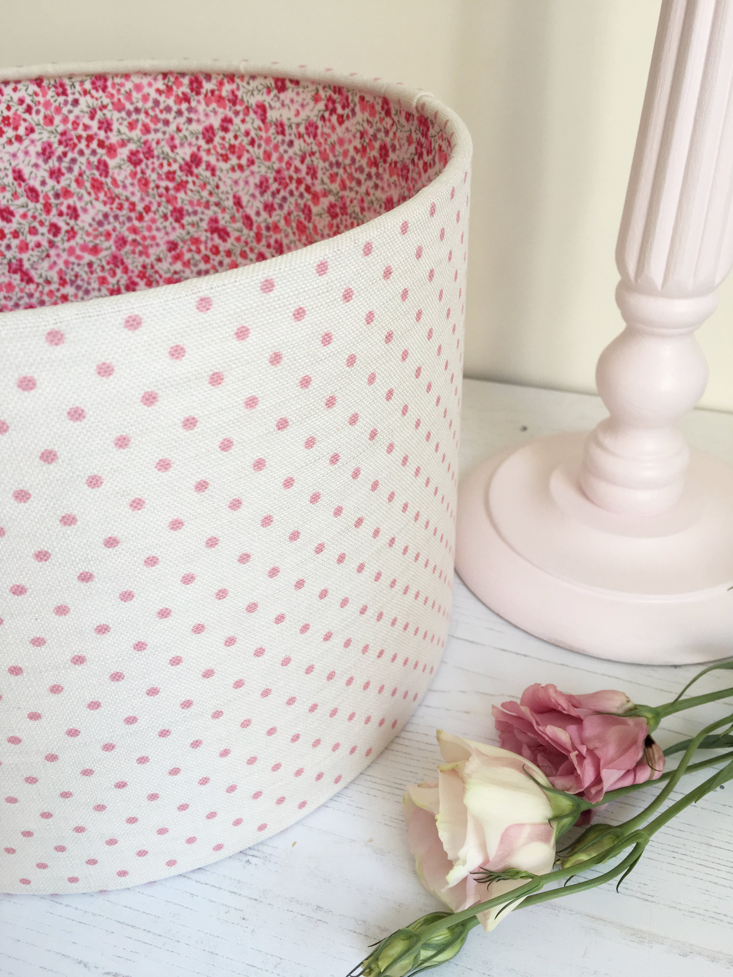 Lined Linen Lampshade