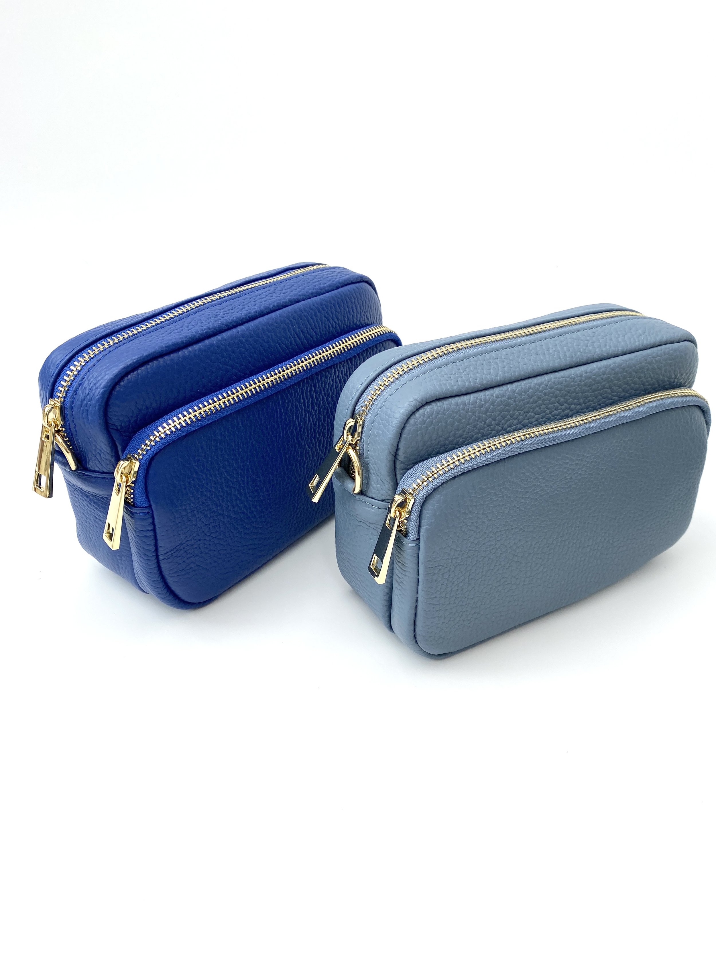 ELVI MAXI: work / office bag in genuine leather, MULTICOLOR blue base, with  shoulder strap, CHIAROSCURO, Made in Italy. | OFFICE BAGS | Emporium Italy