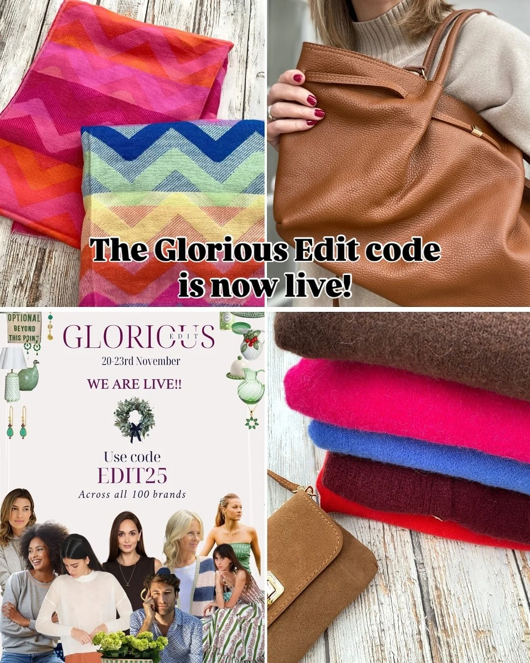 I&rsquo;m delighted to be taking part in the brilliant @thegloriousedit which is now live! You can use your discount code EDIT25 on our websites until end of Sunday 😀

There&rsquo;s a fabulous 20% off site wide on my website @thepinkpheasant during 