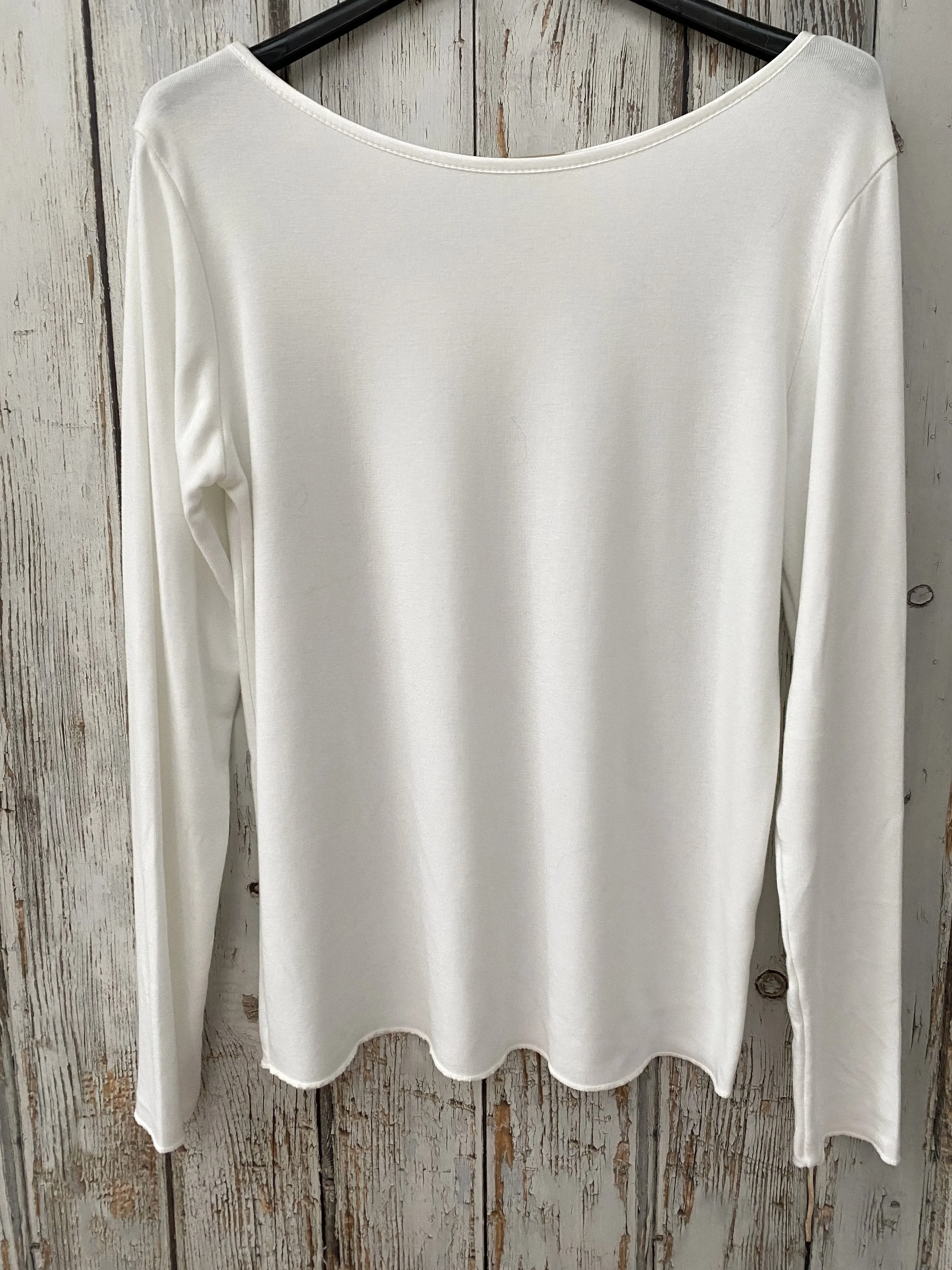 Soft Satin Neckline Top