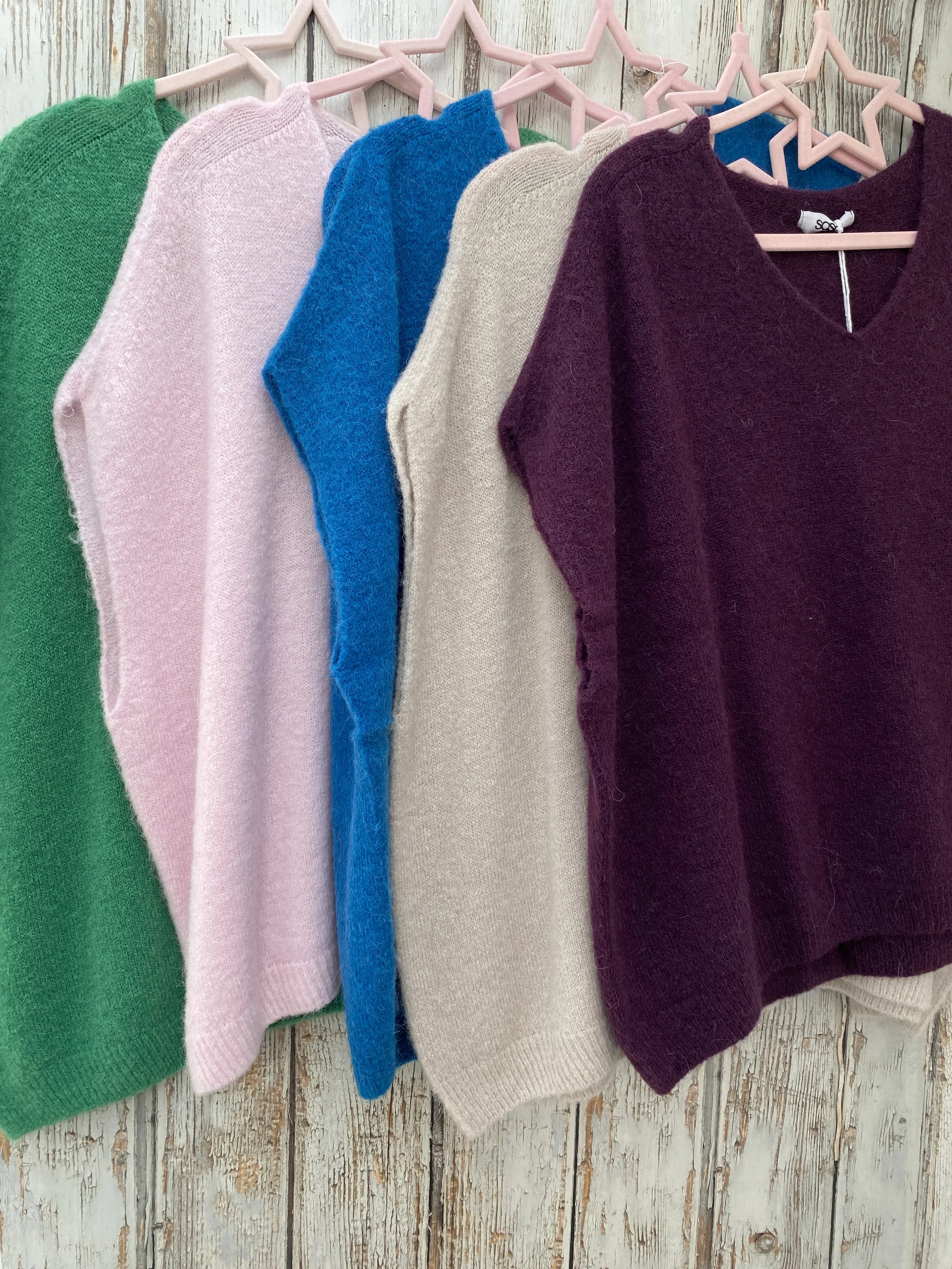 Alpaca mix slouchy tank top
