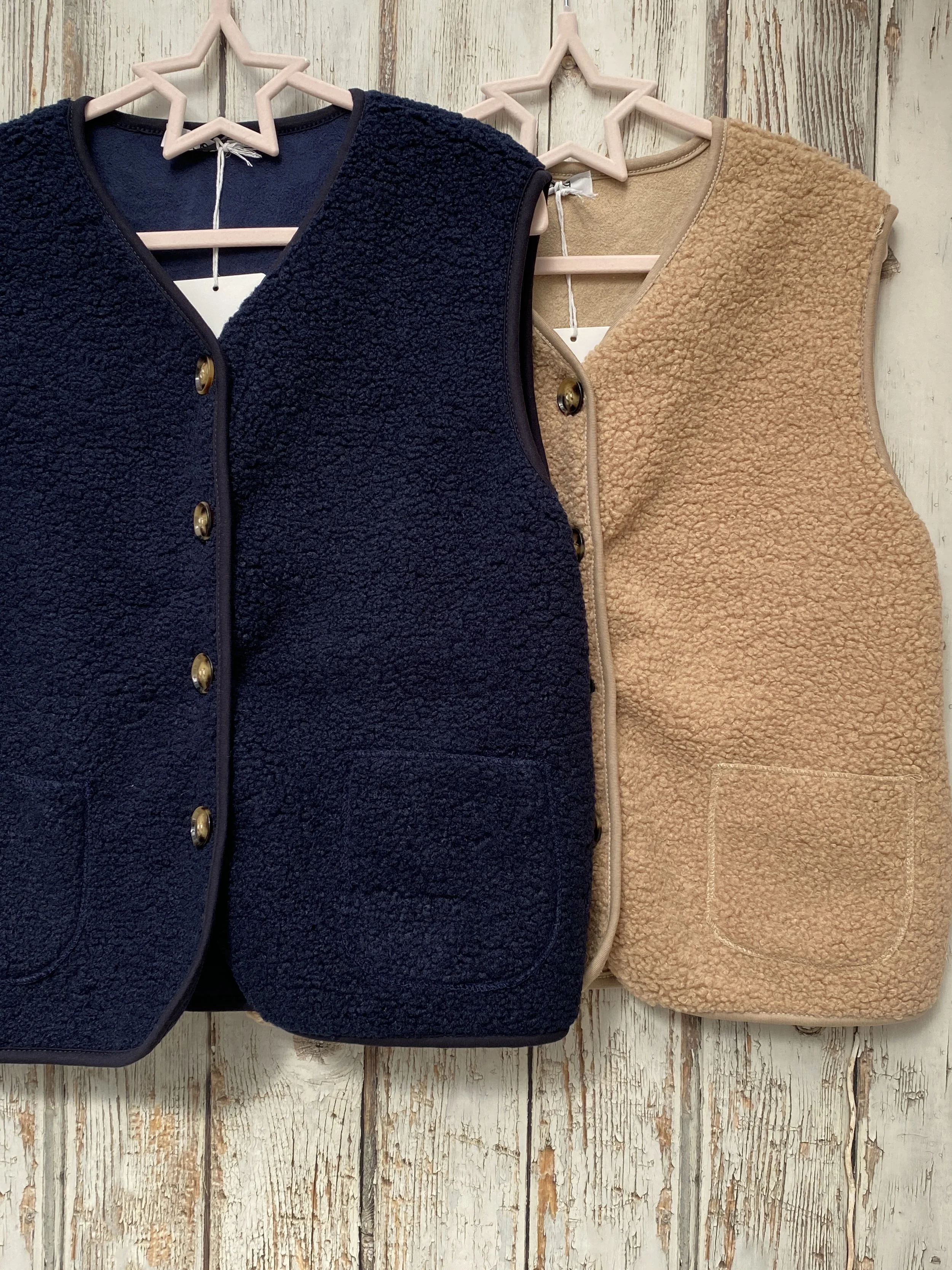 Faux Shearling Gilet Waistcoat