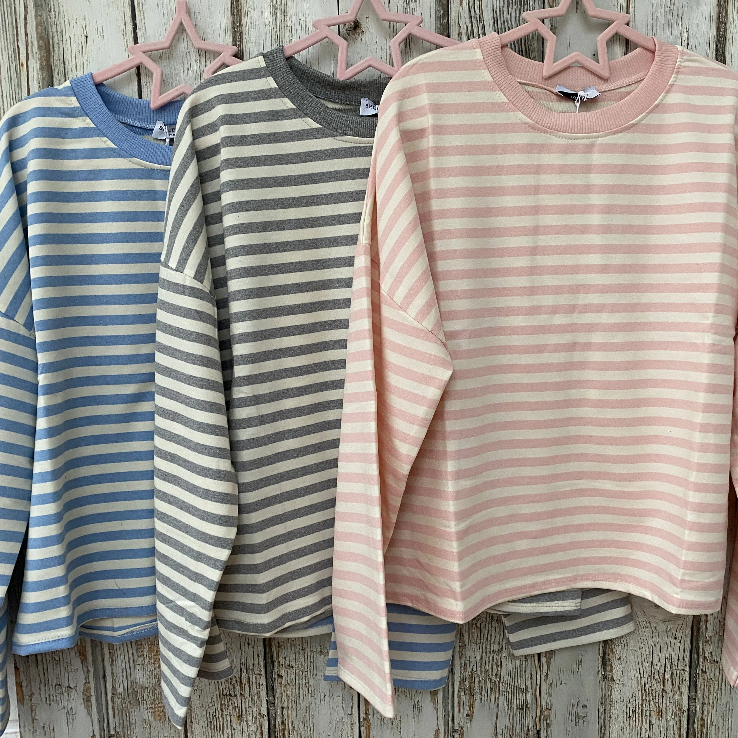 Stripe Long Sleeve Top