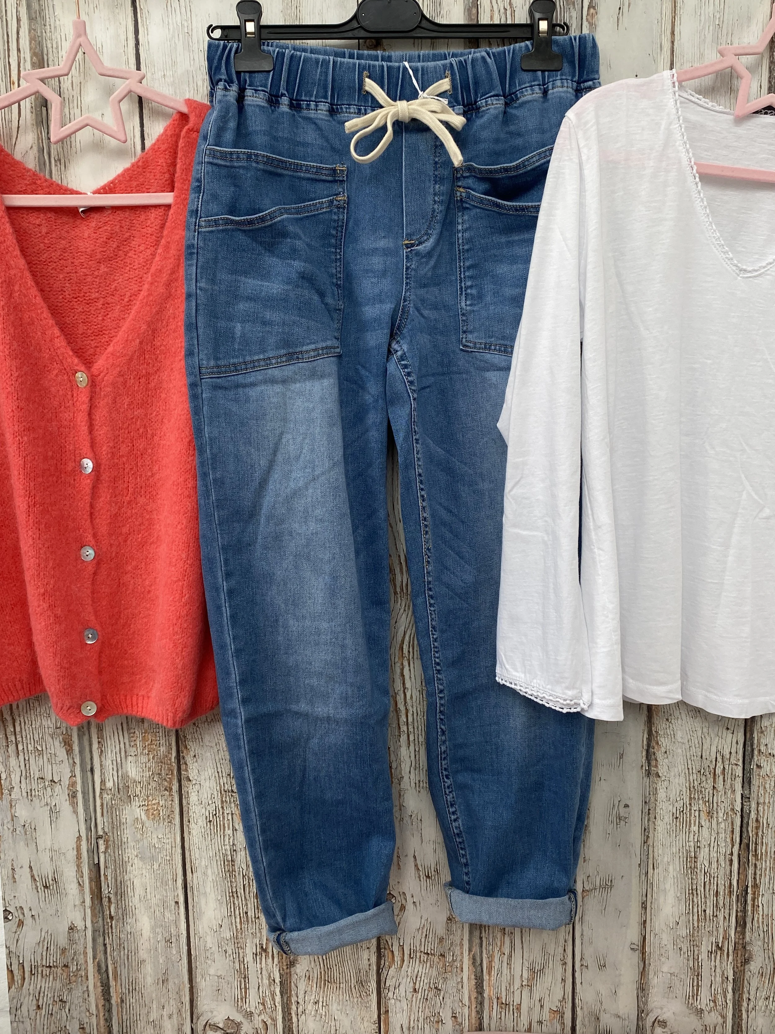 Billie Stretch Mid Wash Jeans