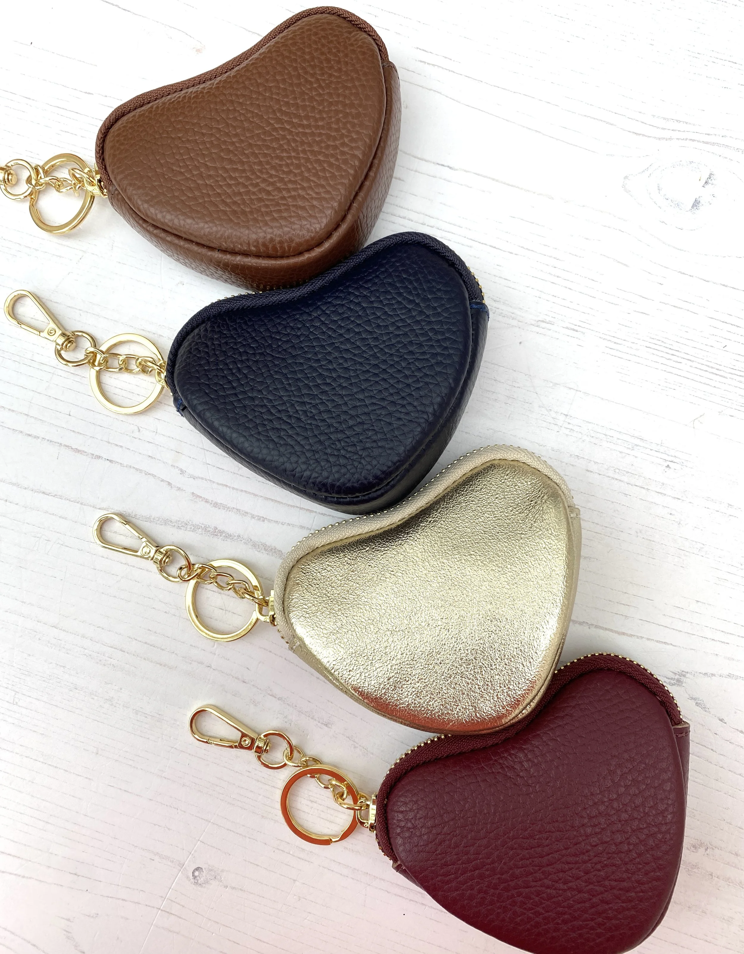 Heart Coin Purse with Key Ring