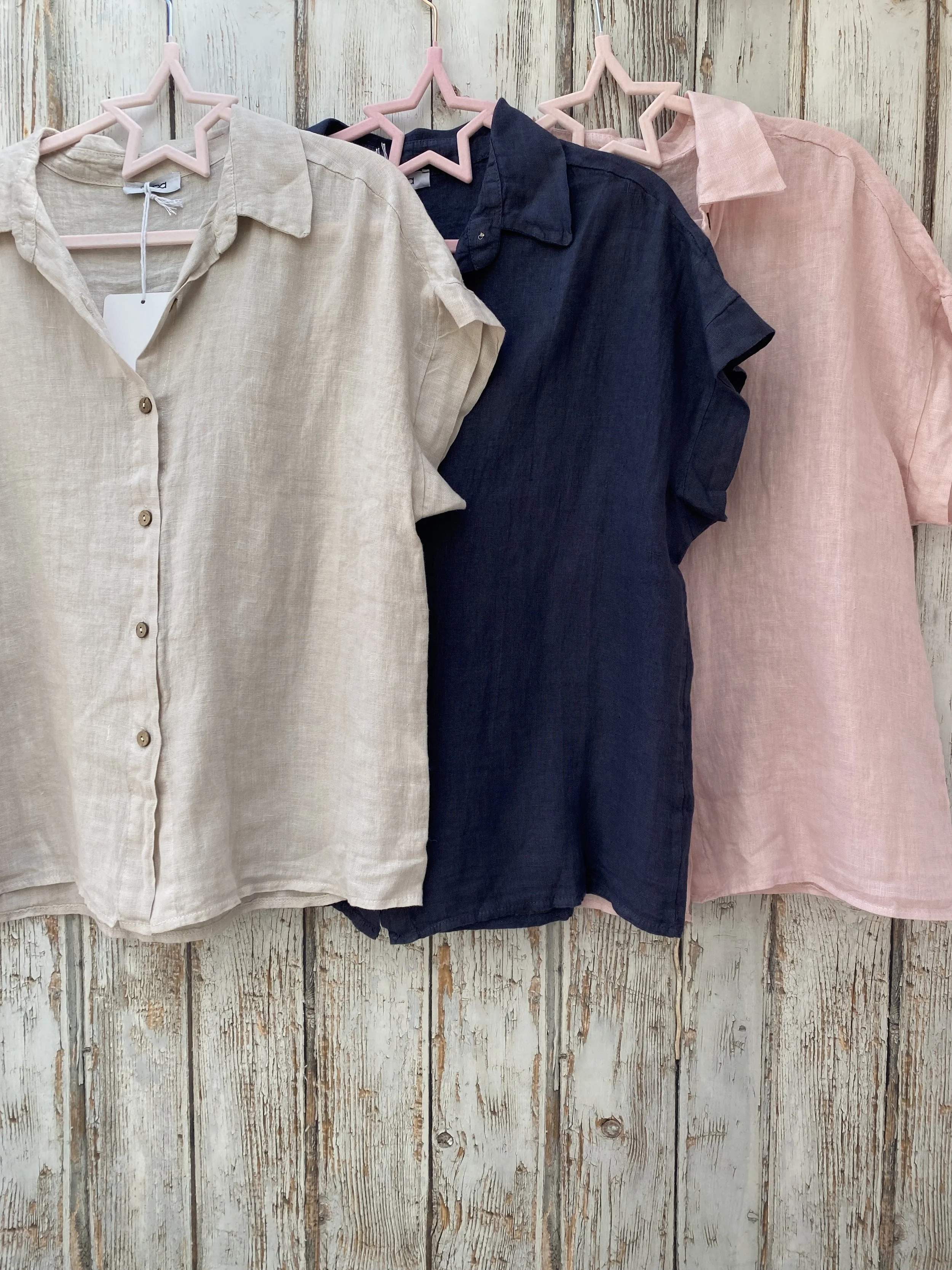 Short Sleeve Linen Shirt