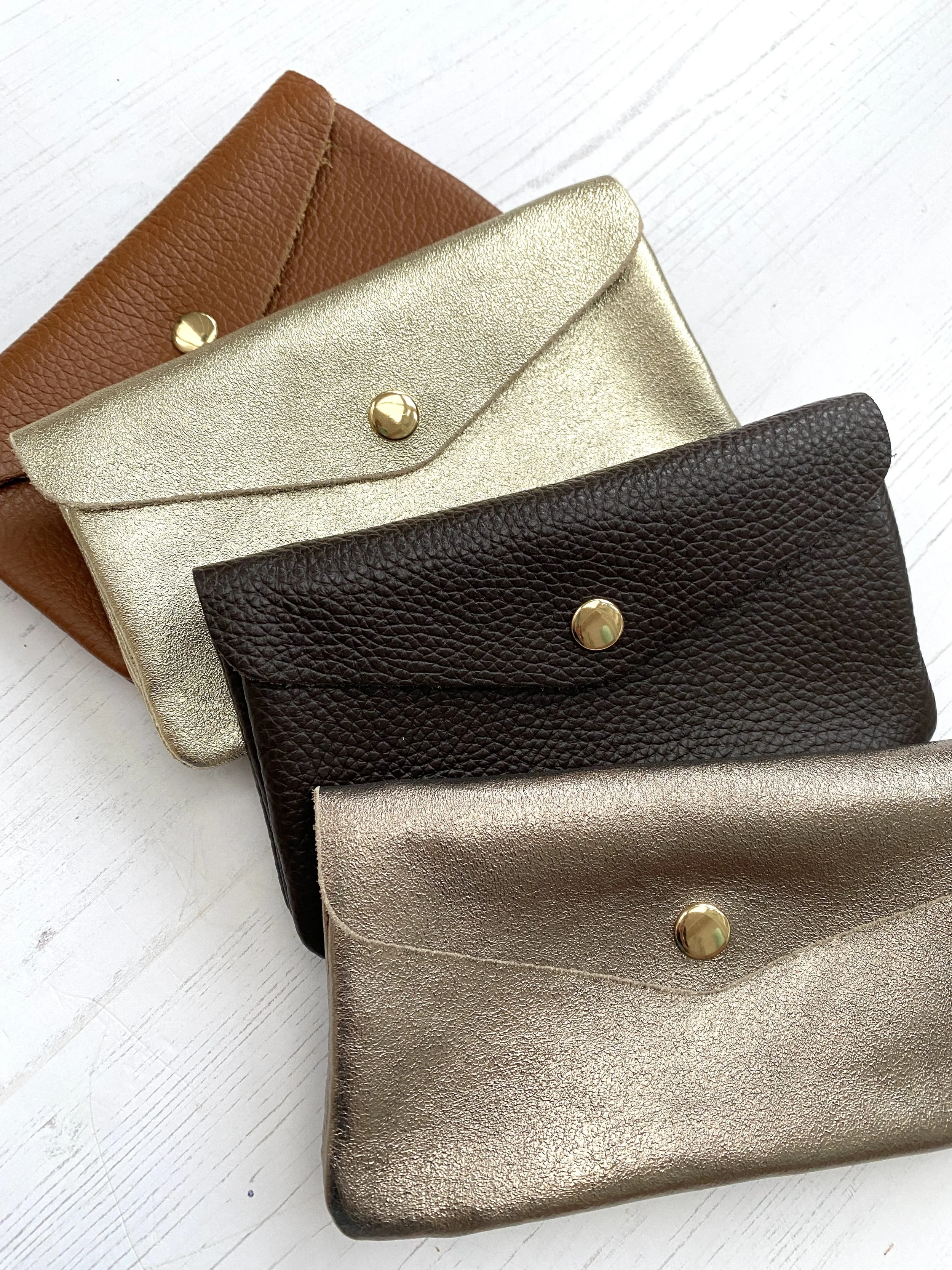 Leather Envelope Coin Purse