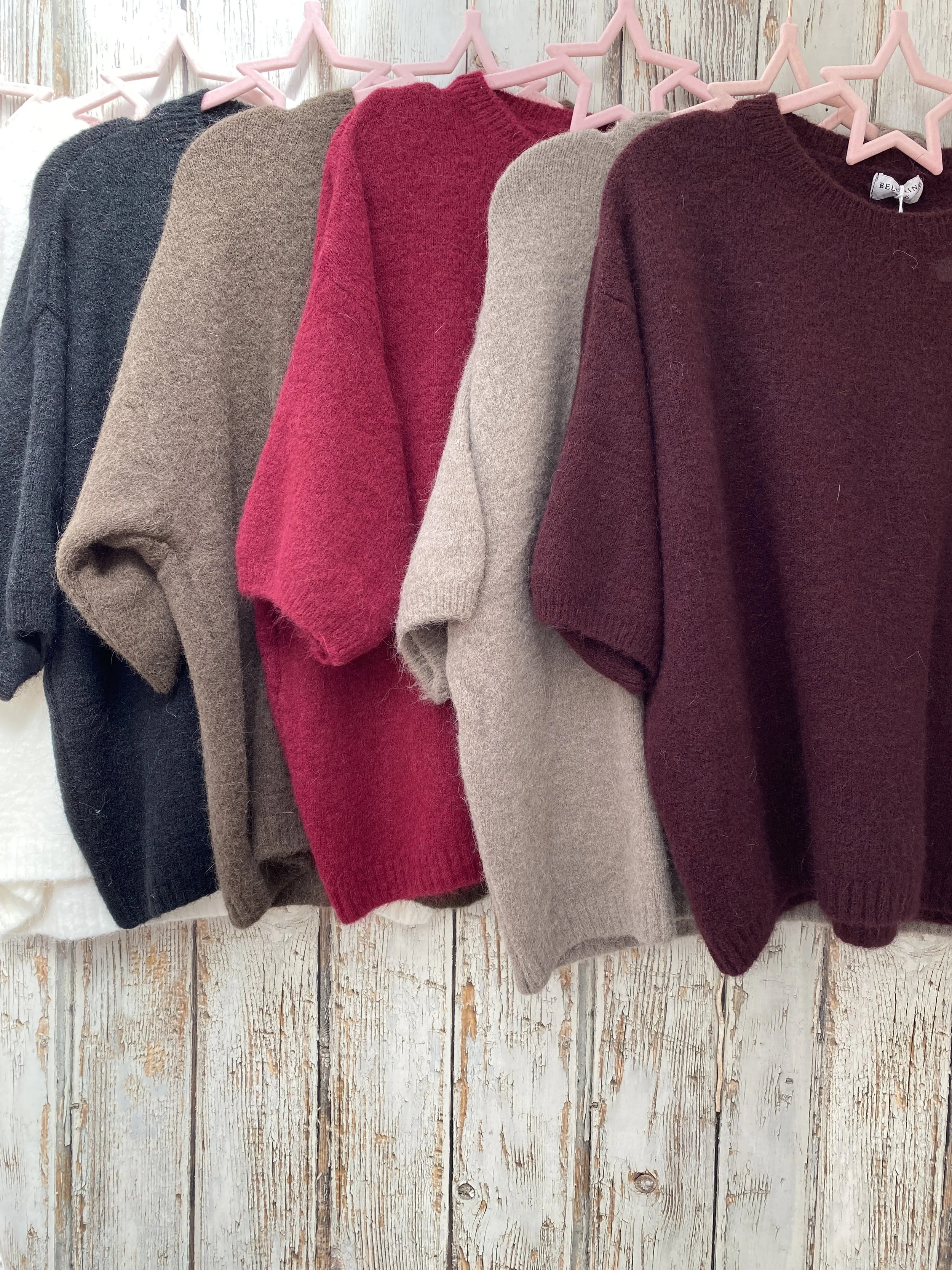 Alpaca Mix, Half Sleeve Jumper