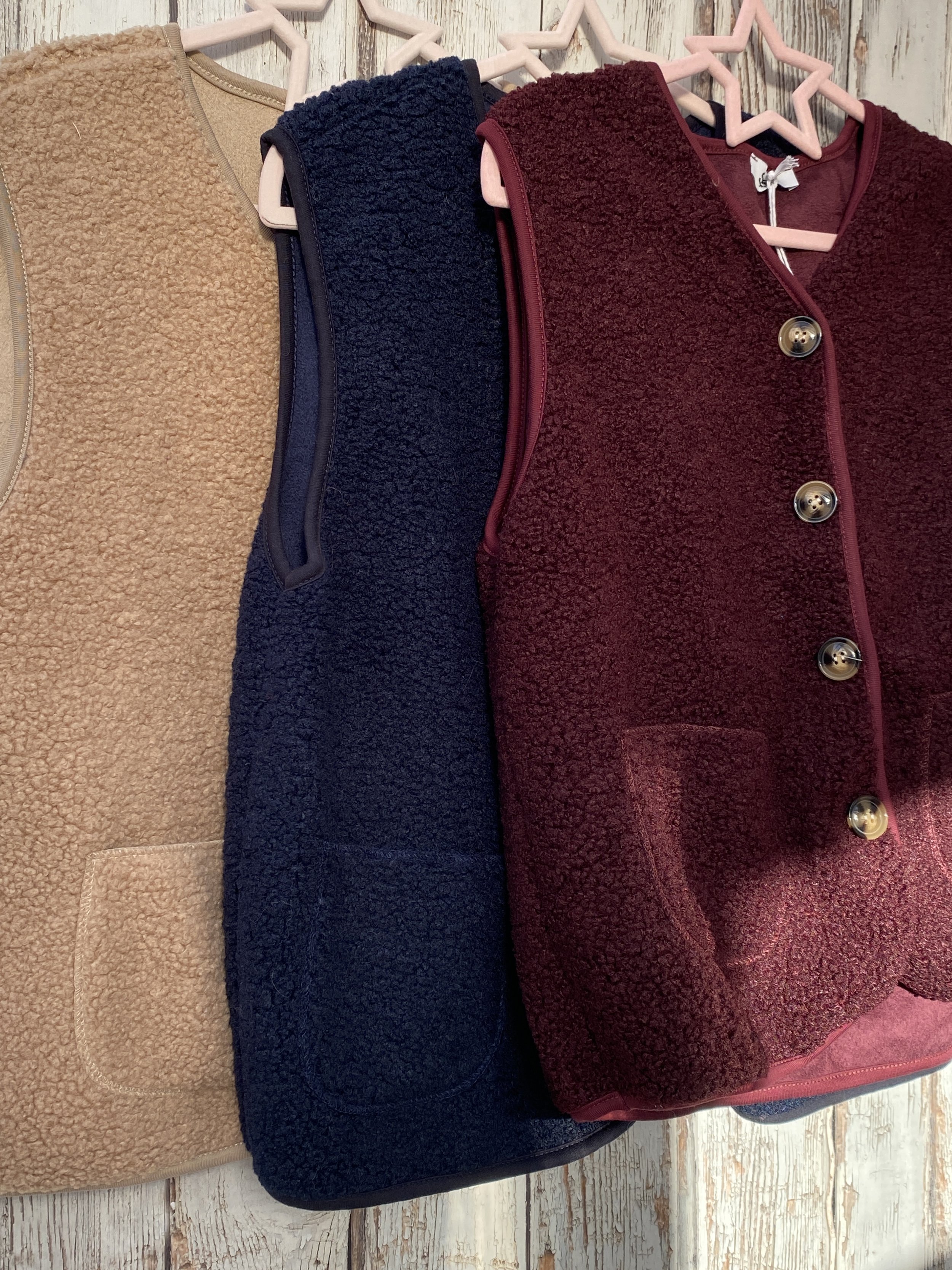 Faux Shearling Gilet Waistcoat