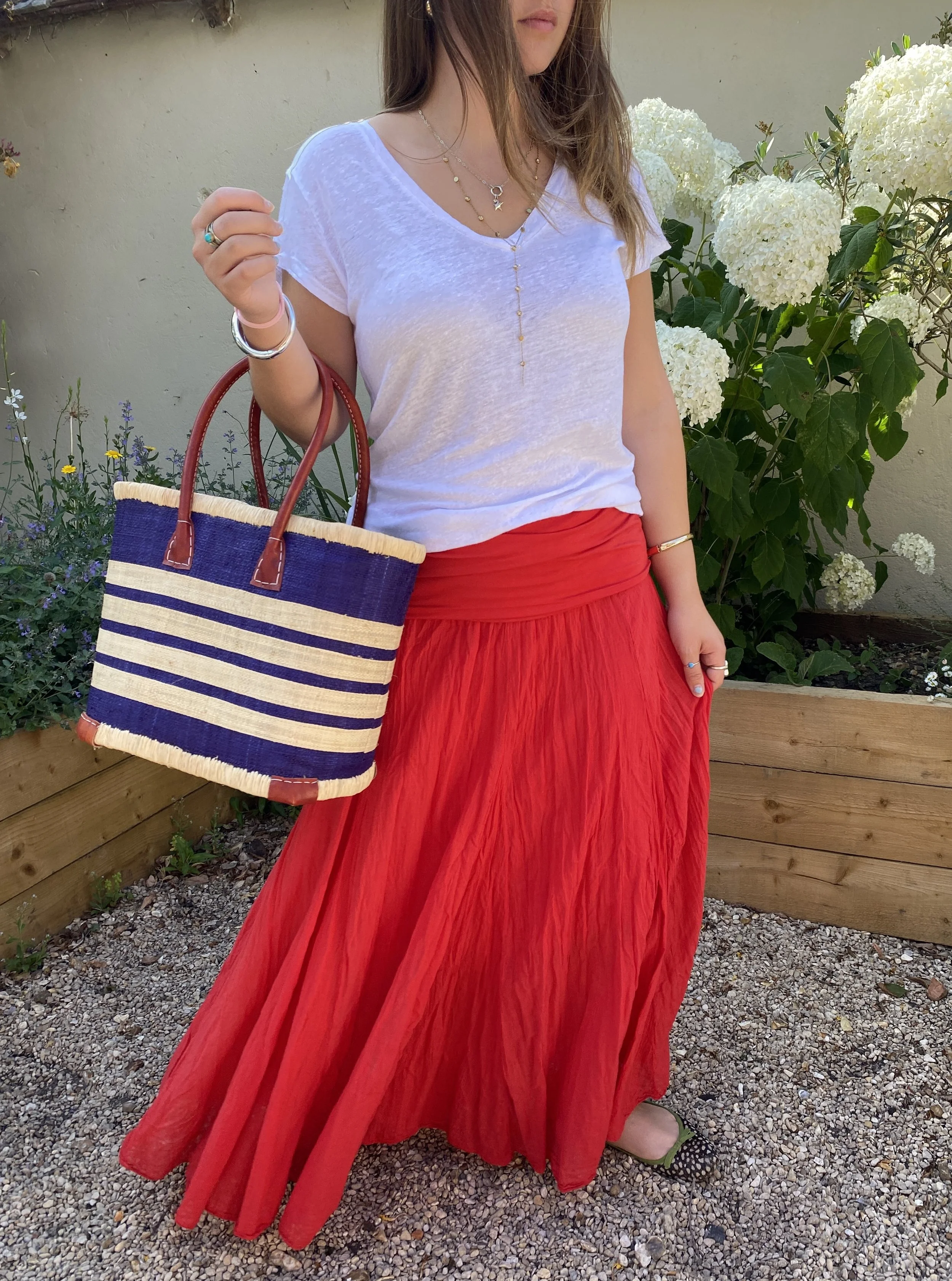 Cotton full skirt