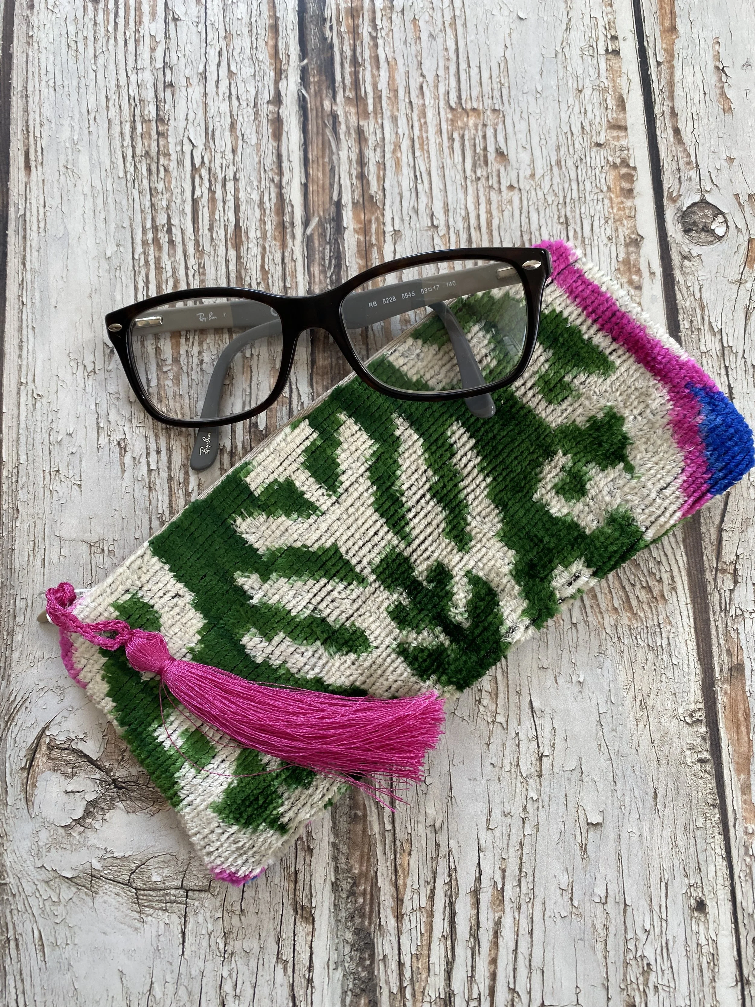 Silk Velvet Pouch / Glasses Case