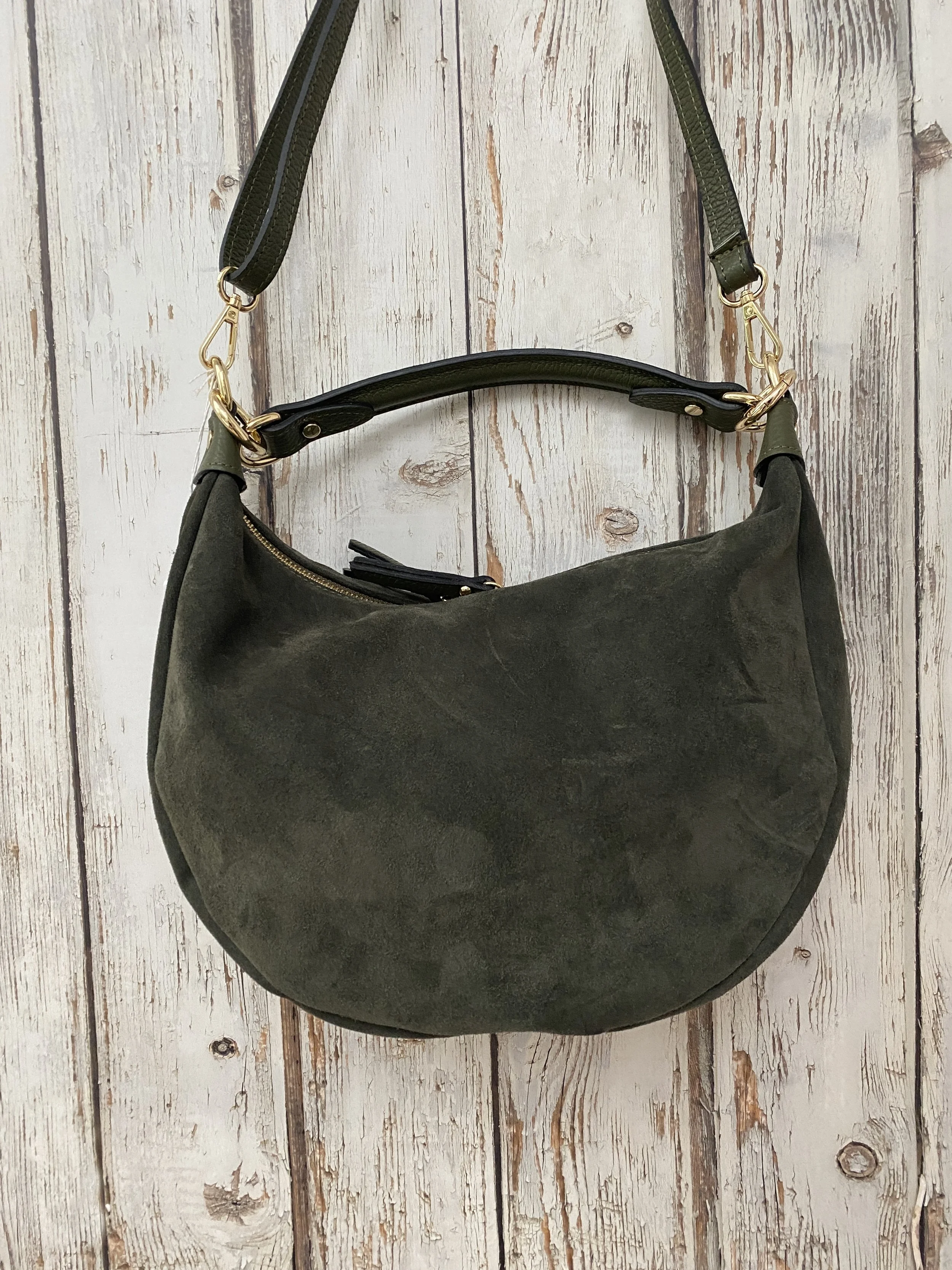 Billie Suede Shoulder Bag