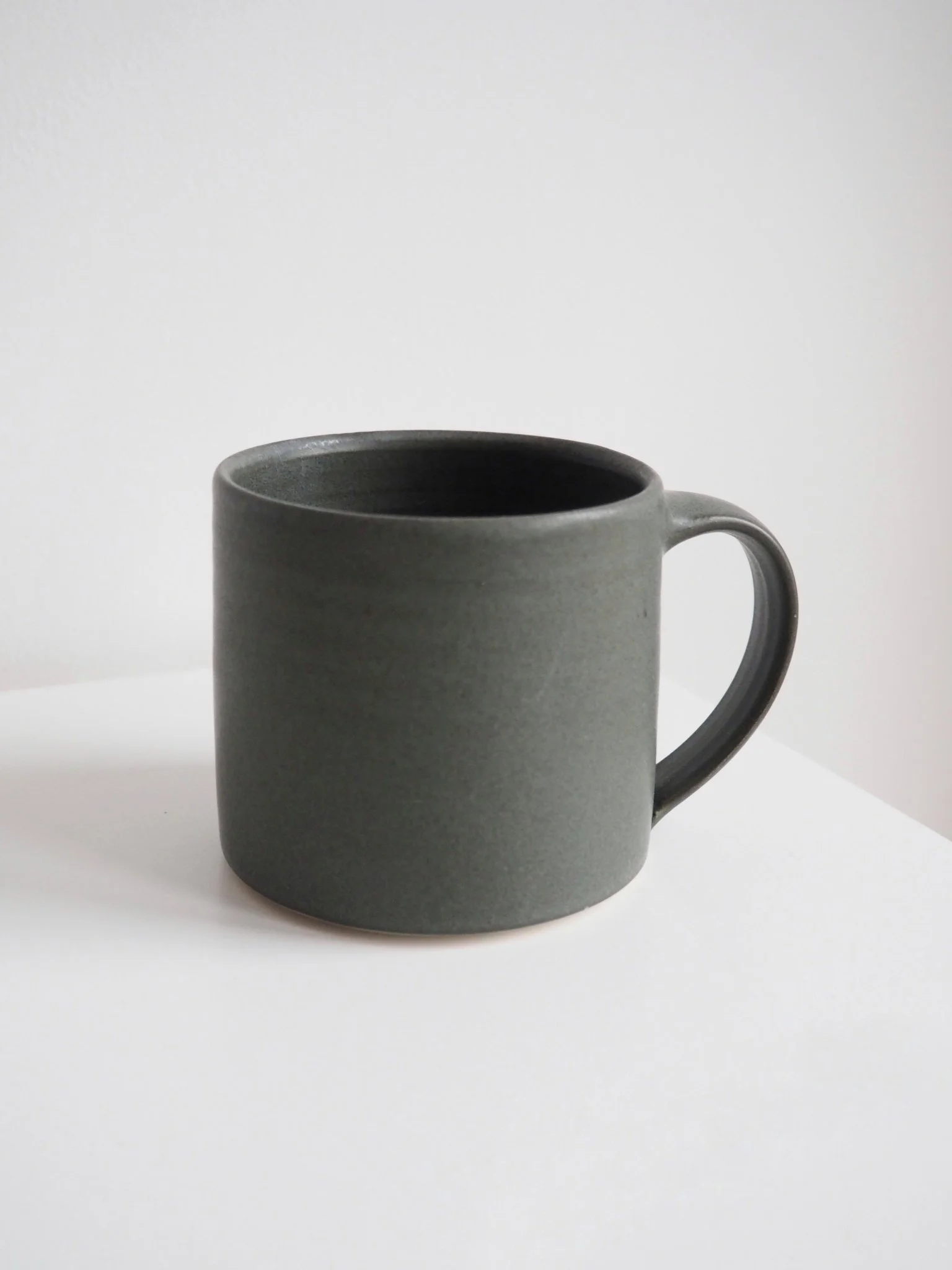 Handmade charcoal stoneware mug.jpeg