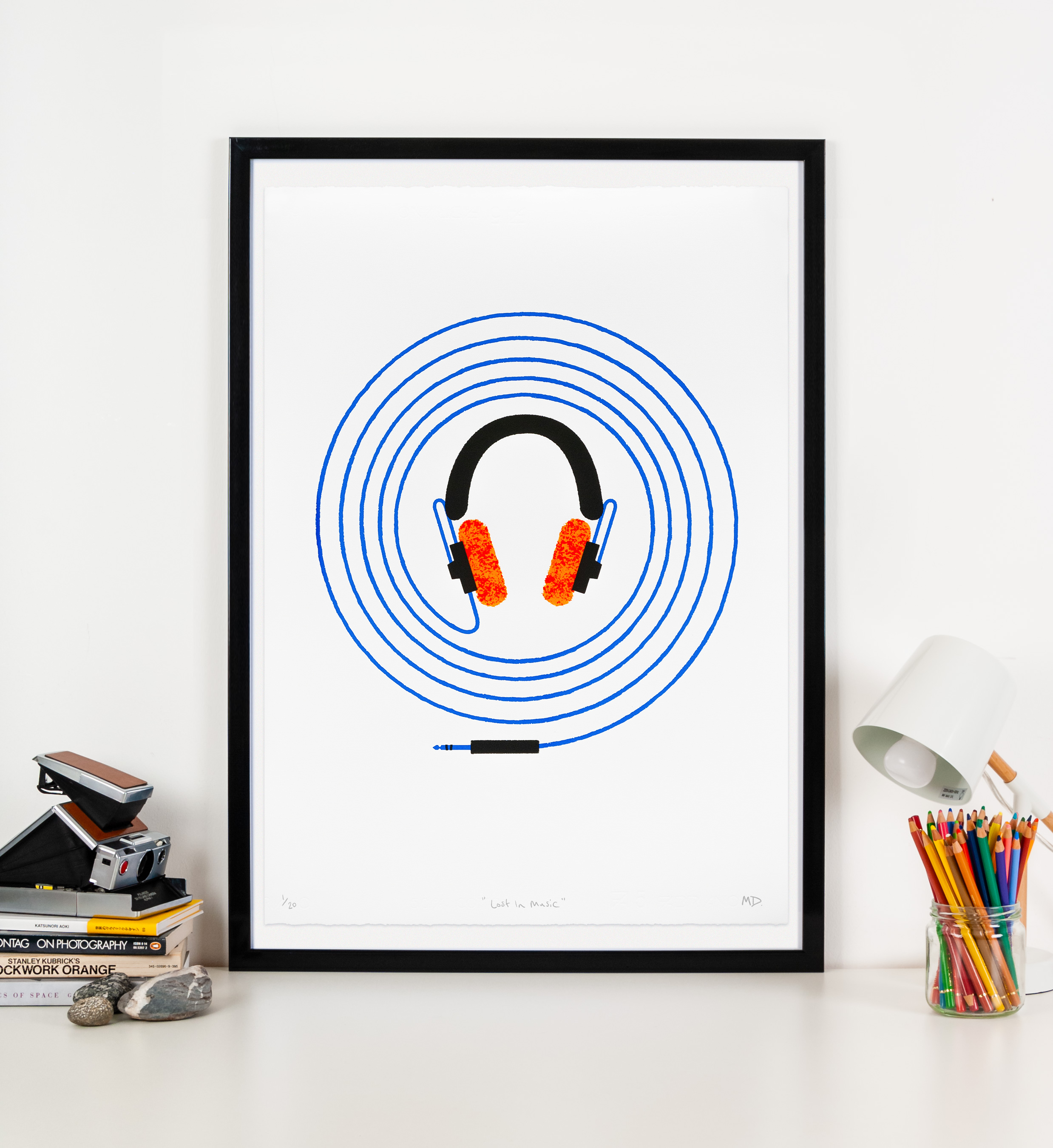 'LOST IN MUSIC' Limited Edition Practical Magic Screen print