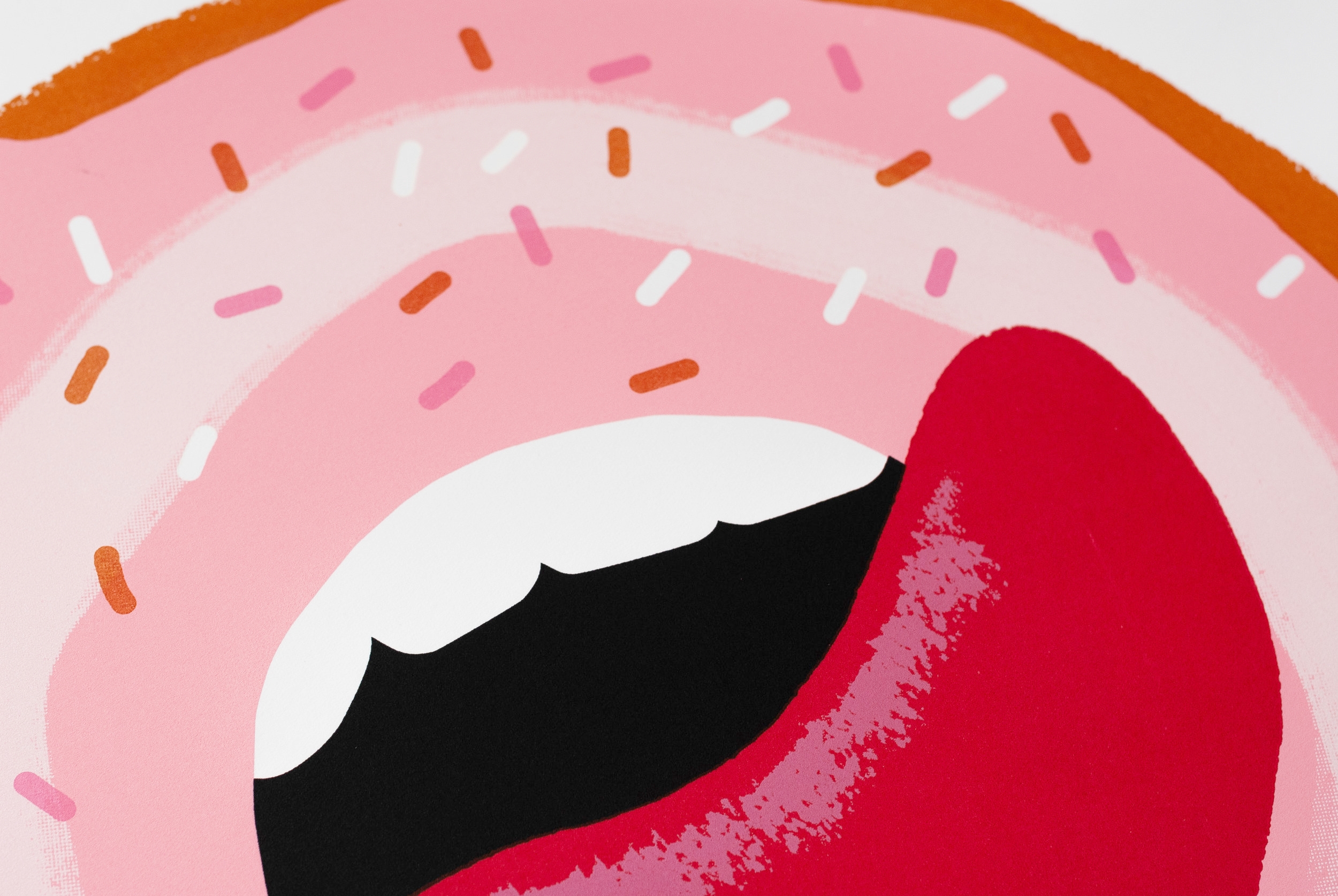 'PLEASURE' Donut Limited Edition Practical Magic Screen Print