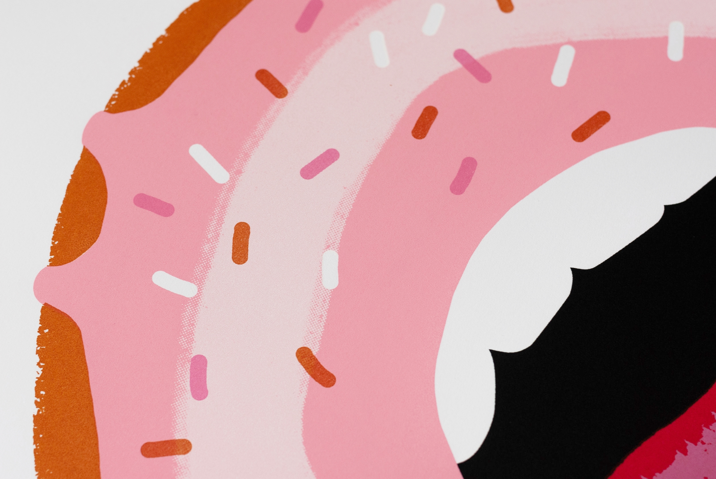 'PLEASURE' Donut Limited Edition Practical Magic Screen print