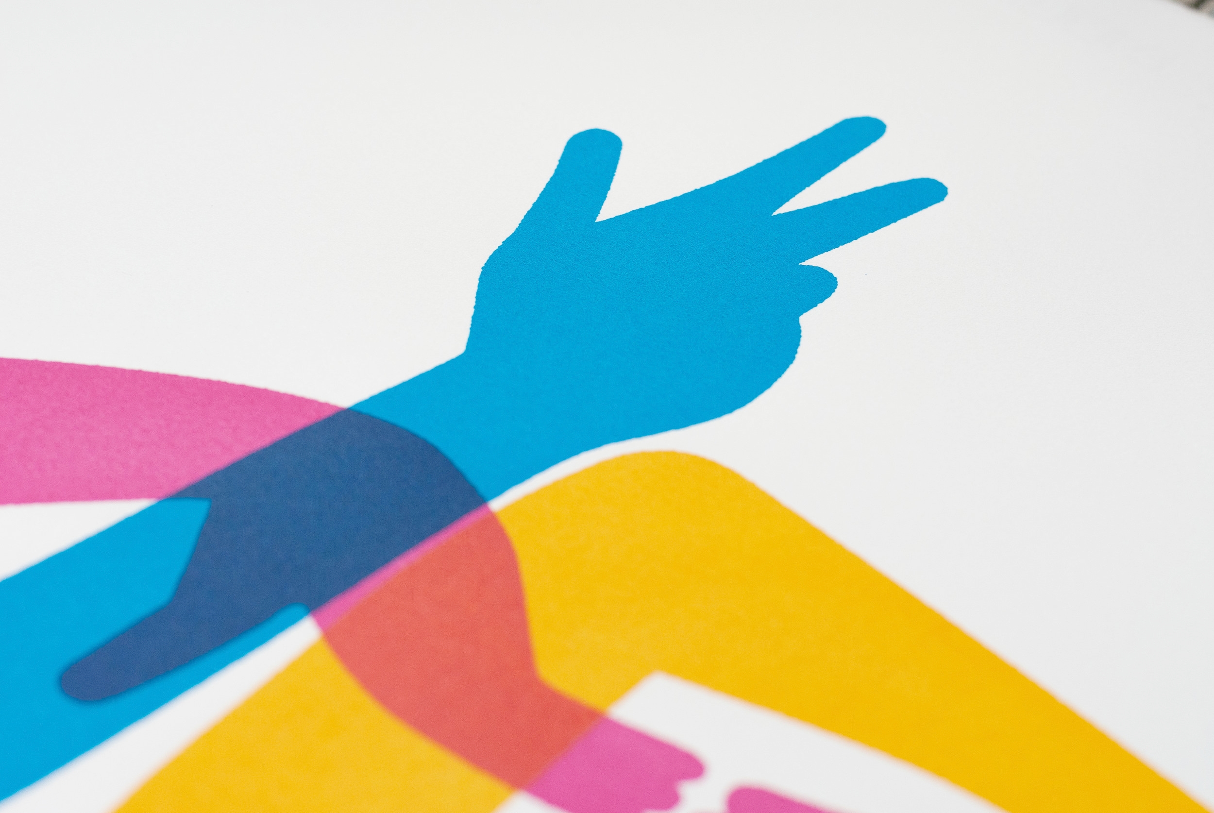 'STRIKE A POSE' Limited Edition Screenprint