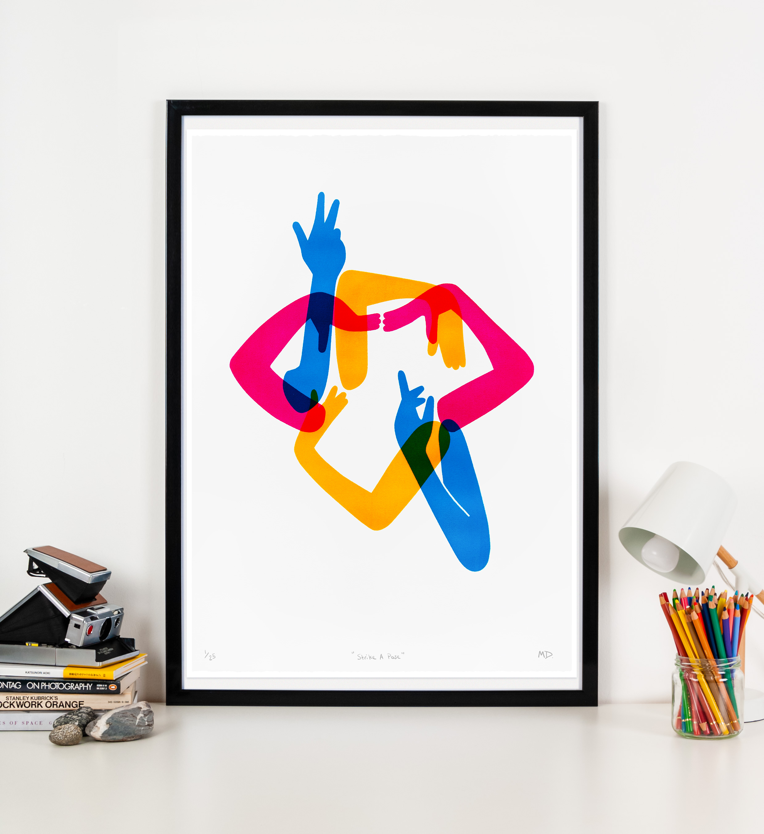 'STRIKE A POSE' Limited Edition Screenprint