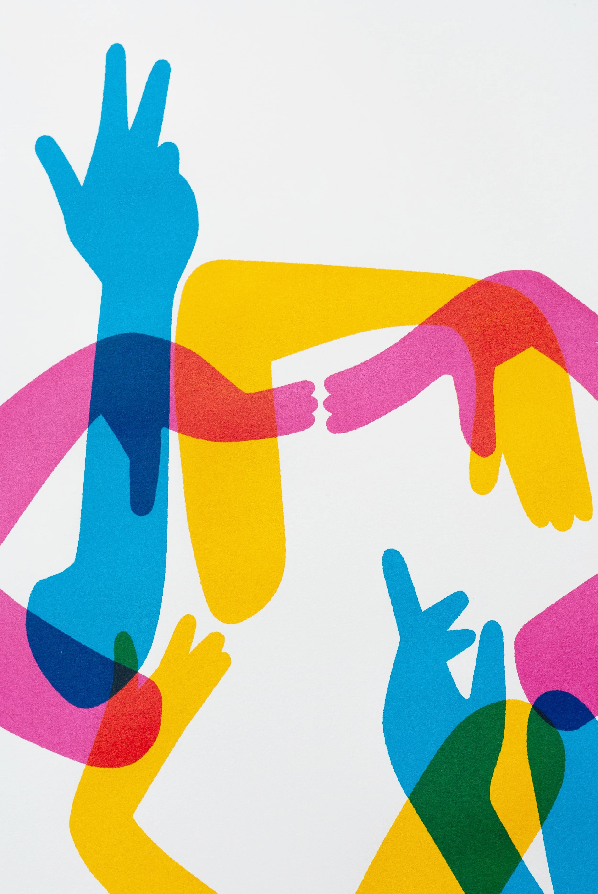 'STRIKE A POSE' Limited Edition Screenprint