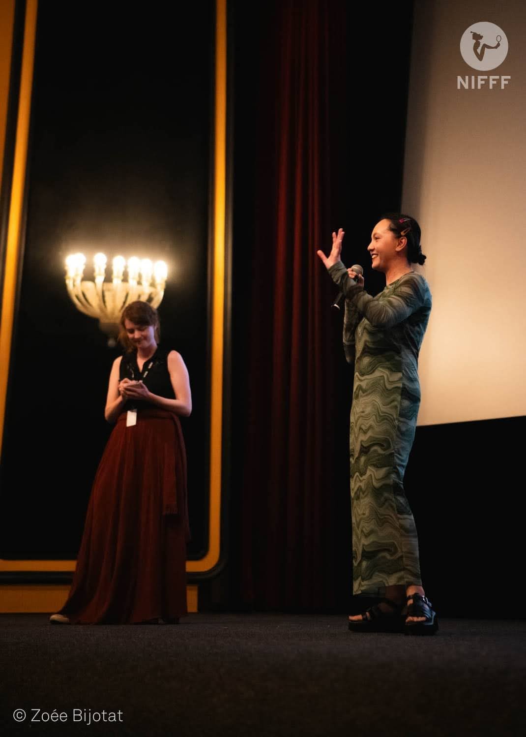 Interprète pour Amanda Nell Eu au NIFFF © Zoée Bijotat