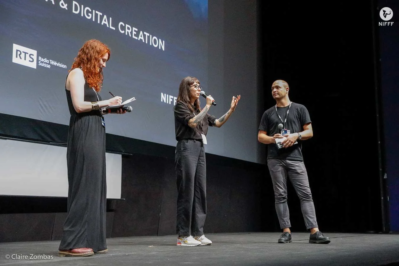 Interprète pour Michelle Garza Cervera au NIFFF © Claire Zombas