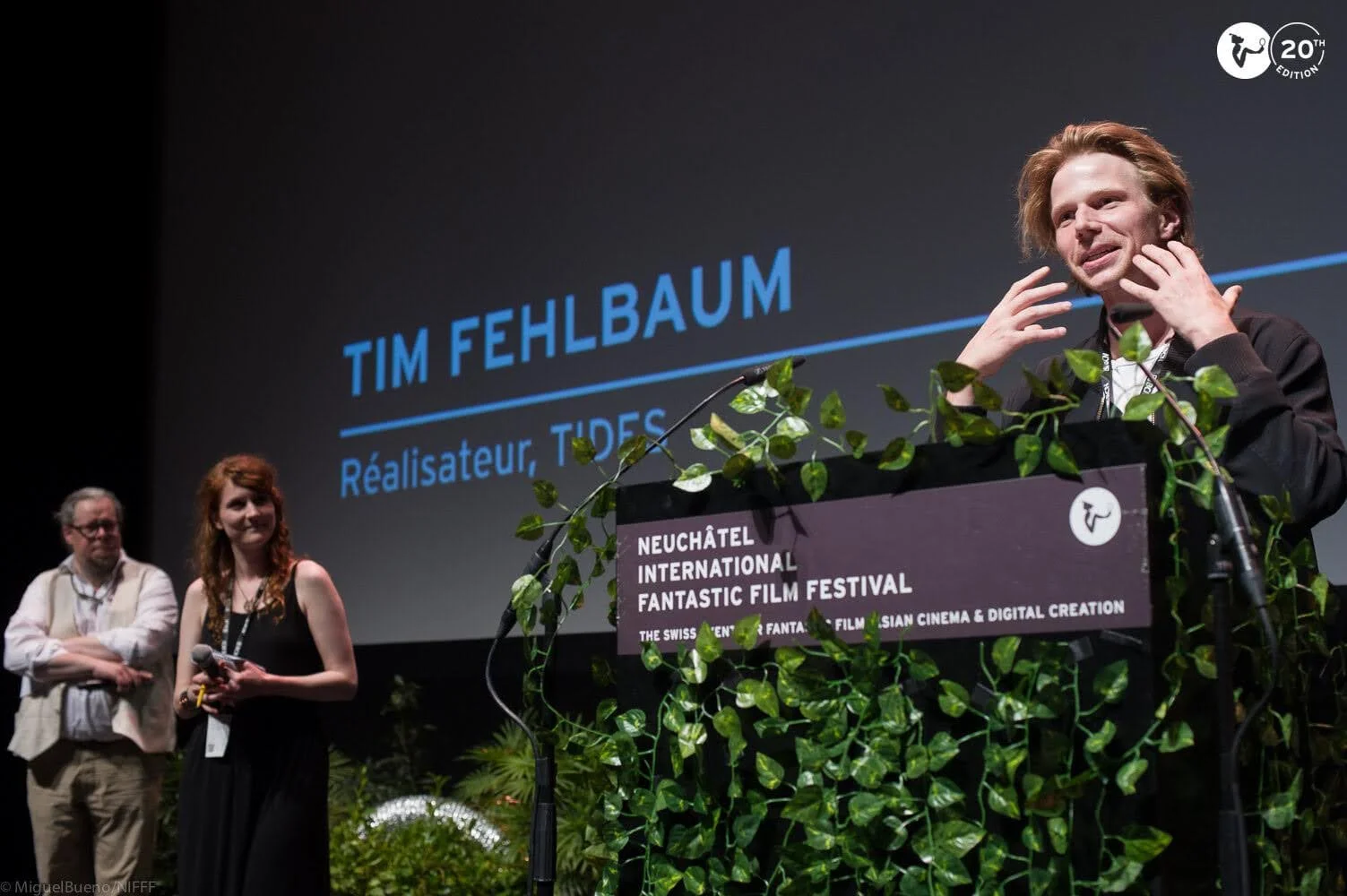 Interprète pour Tim Fehlbaum au NIFFF © Miguel Bueno