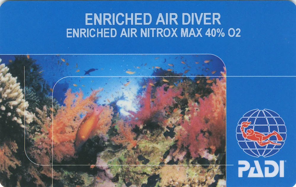 Enriched Air Diver Course (Nitrox)