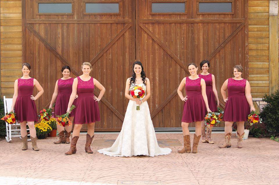 Barn Wedding Venue Bride Doors