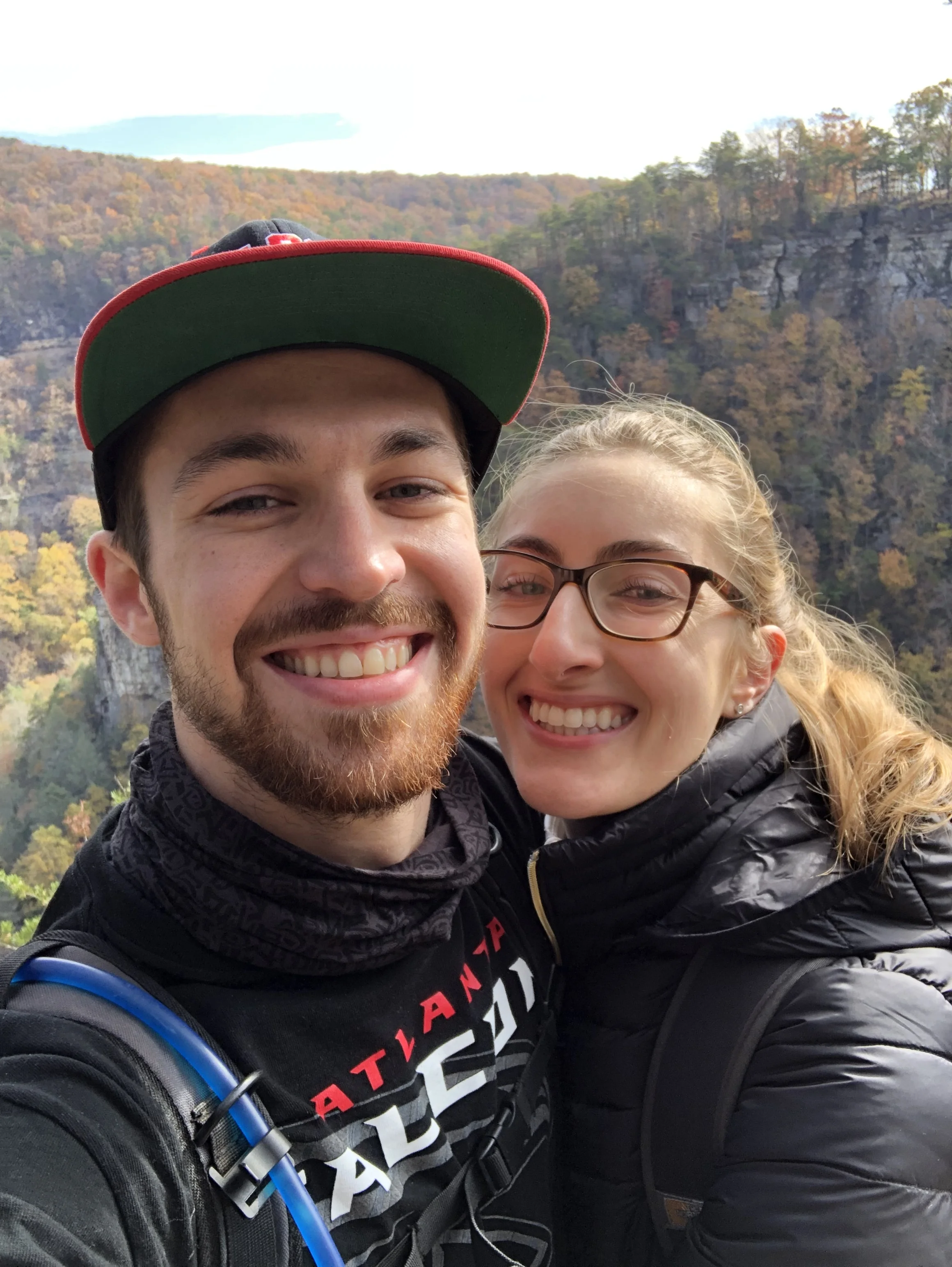 My love and I hiking