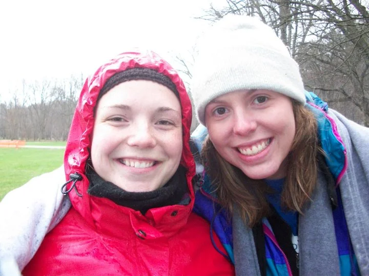 Katie and Kacey - spring of 2011