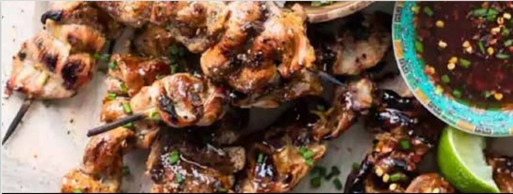 Grilled Pork Tenderloin Skewers