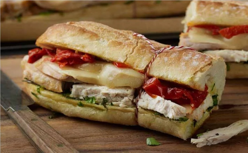 Warm Tuscan Chicken Sandwiches