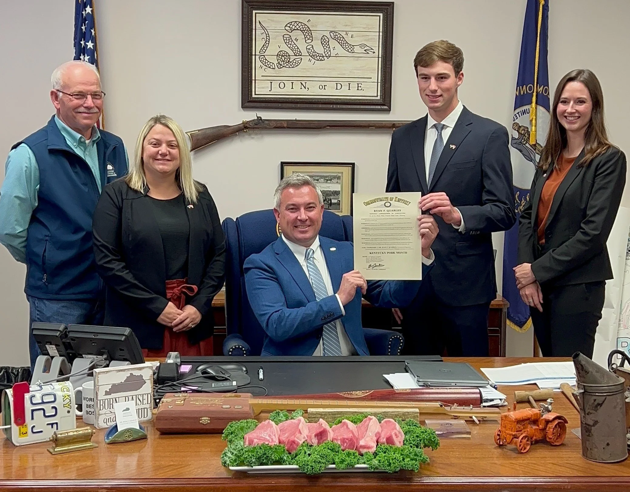 Kentucky agriculture celebrates Pork Month