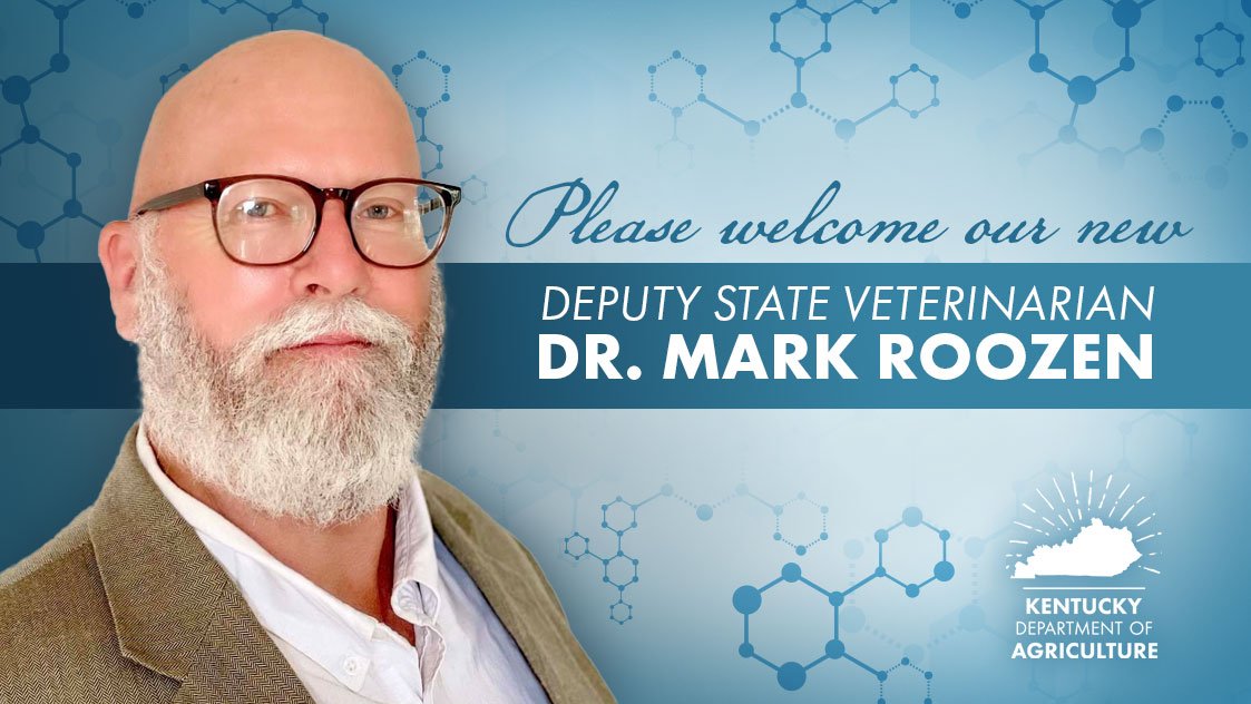 Dr. Mark Roozen Named New Deputy State Veterinarian