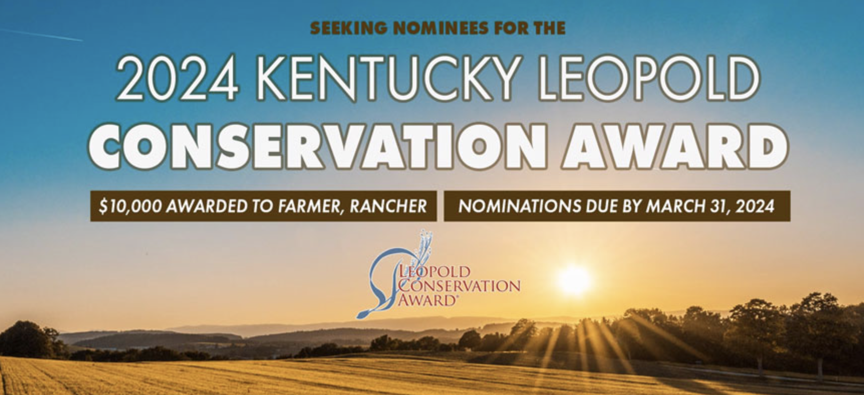 Nominees sought for 2024 Kentucky Leopold Conservation award