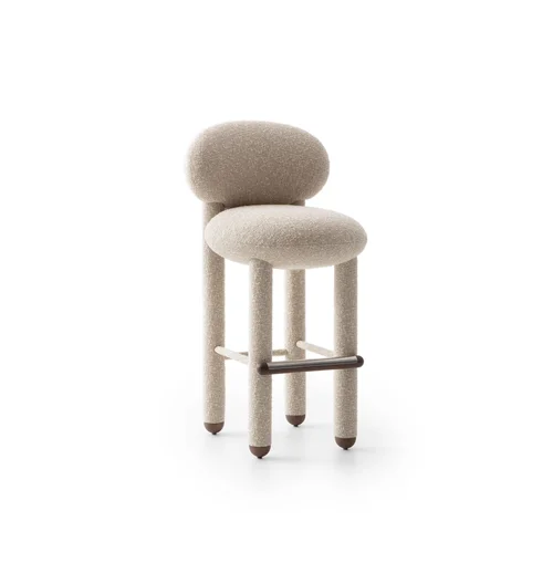 Bar Chair Flock CS1 by Noom