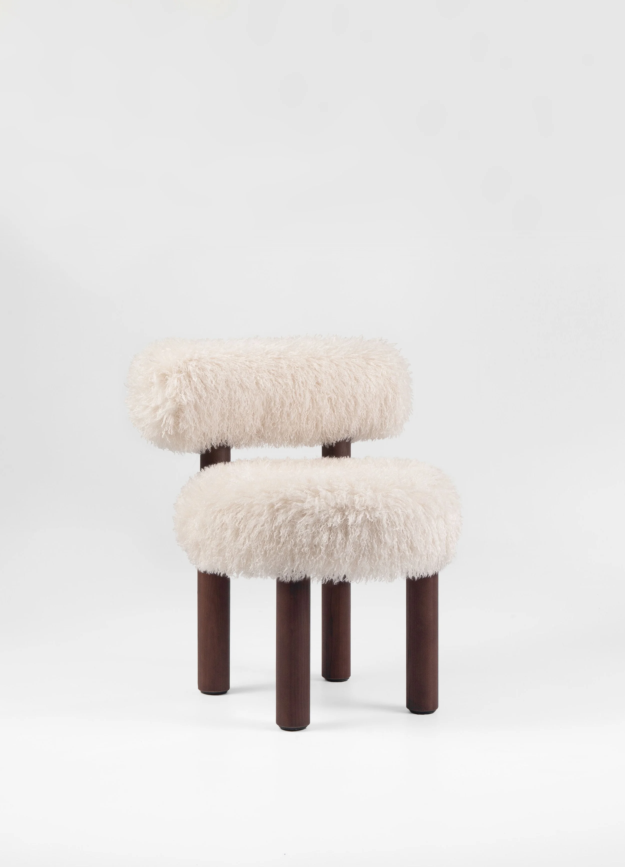 Fuzzy grey chair hotsell