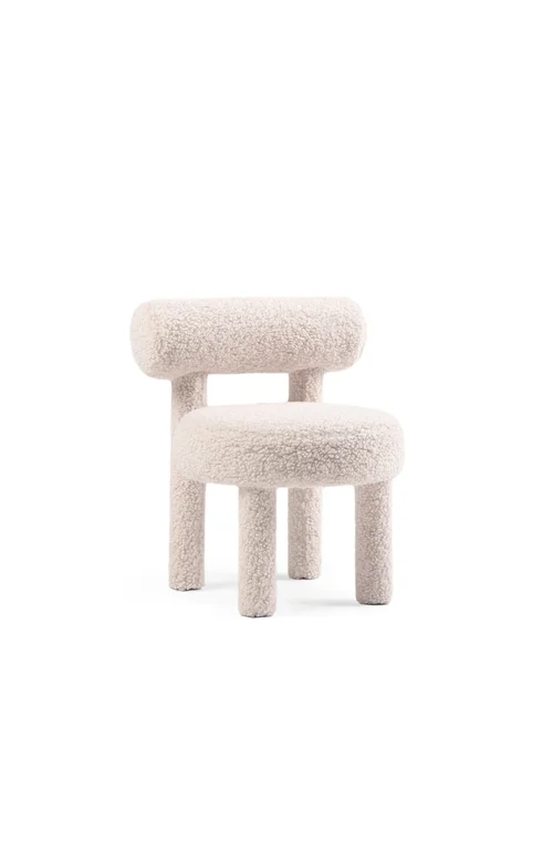 Baby Chair Gropius CS1 in Faux Fur by Noom