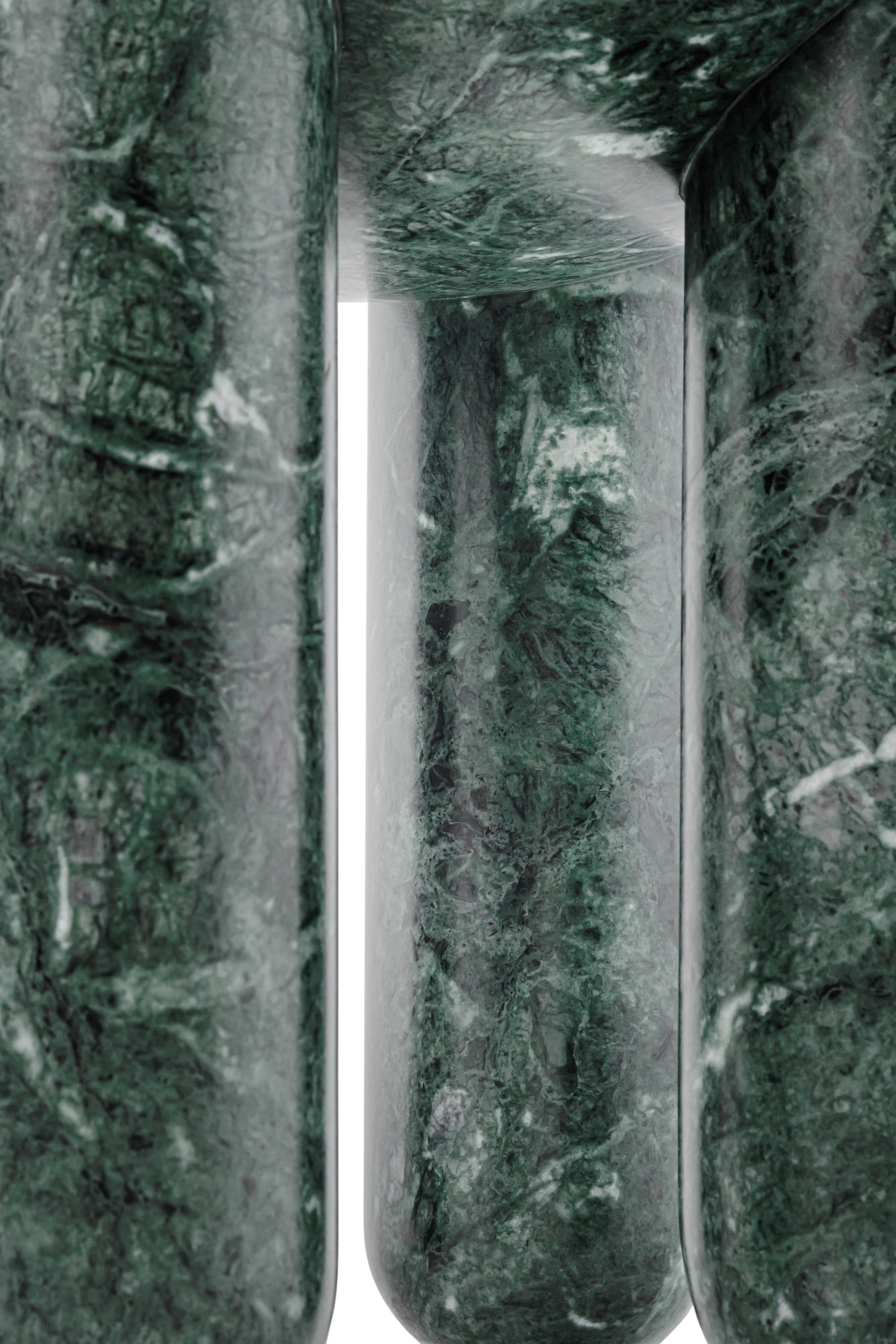 Freyja Coffee Table 3 Numbered Edition - Green marble coffee table ...