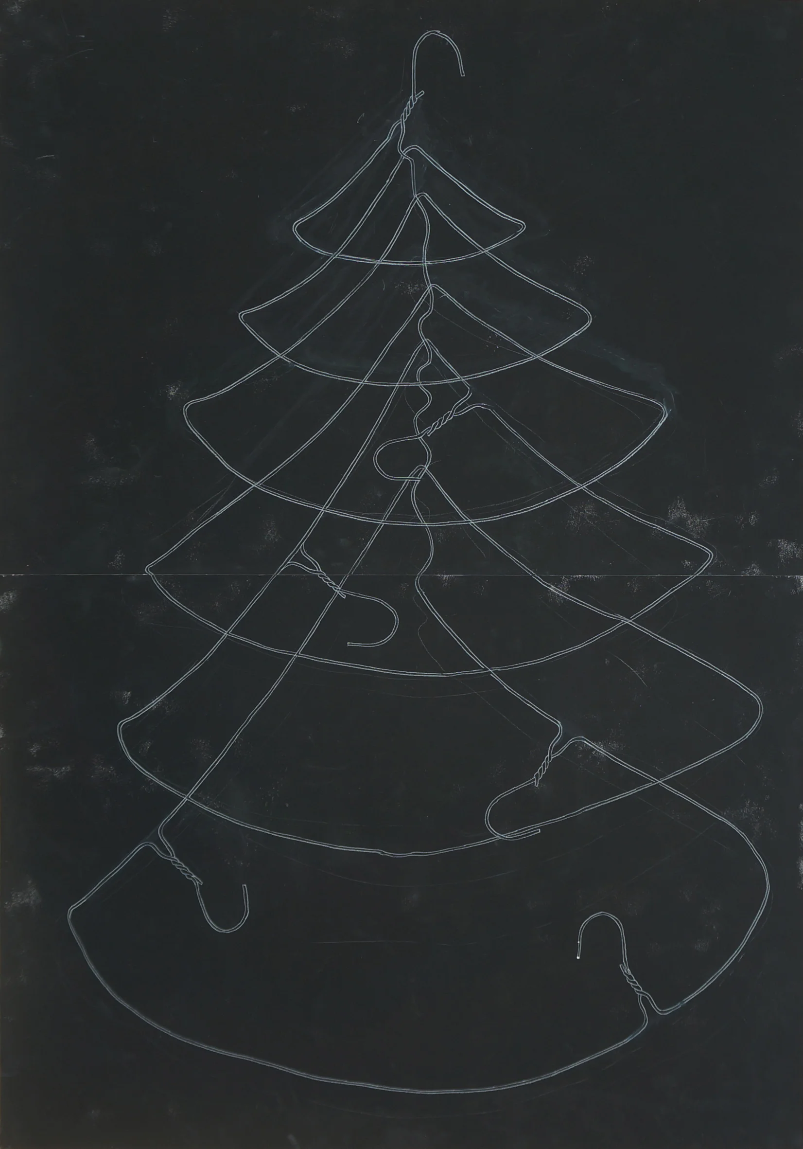o.T. Zeichnung, 100cm x 70cm, 2017
