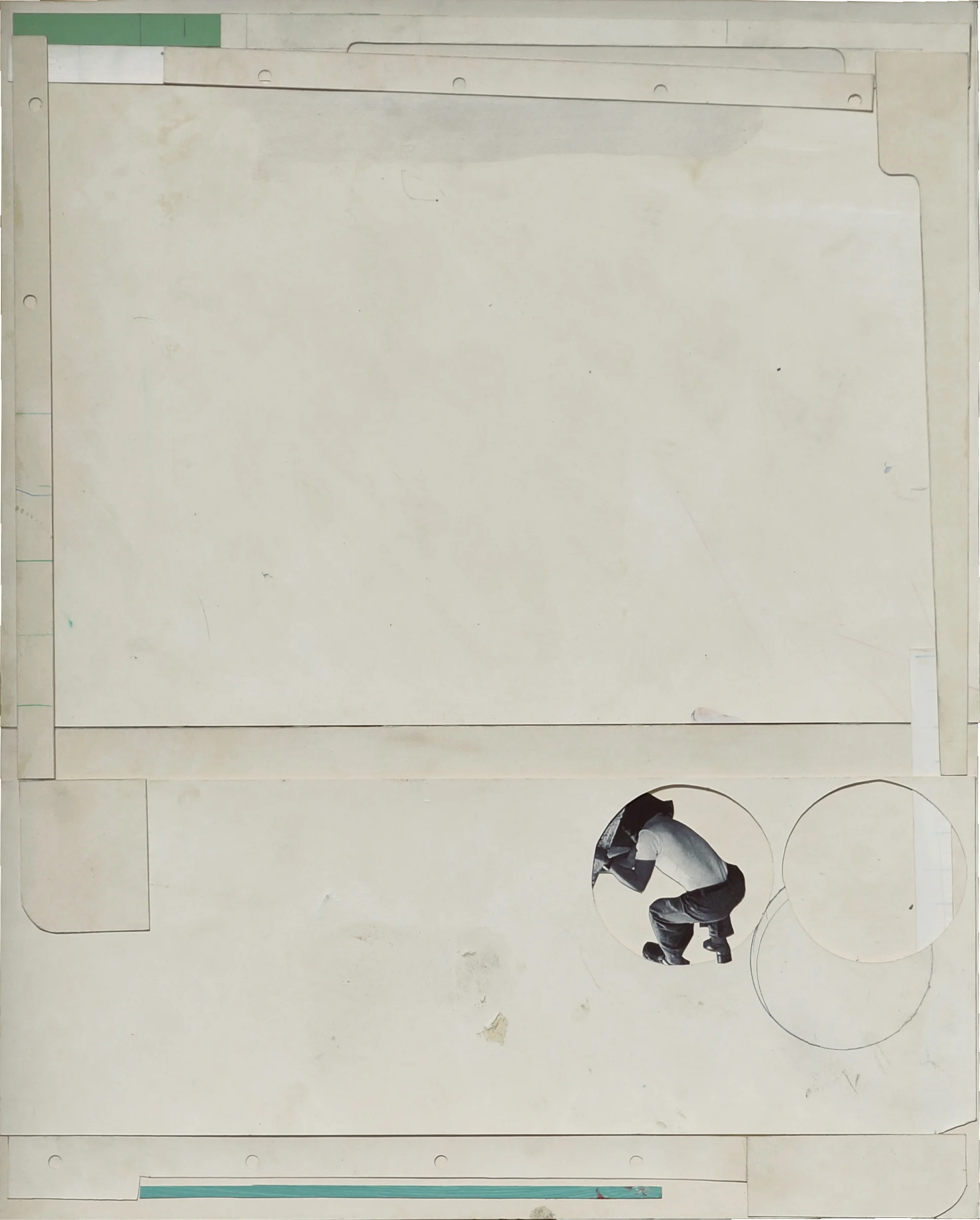 o.T. Collage, 50cm x 40cm, 2014