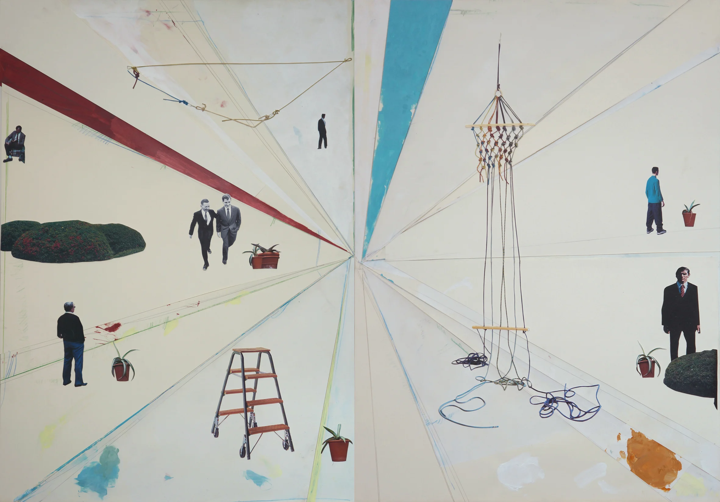 o.T. Collage, 140cm x 100cm, 2015