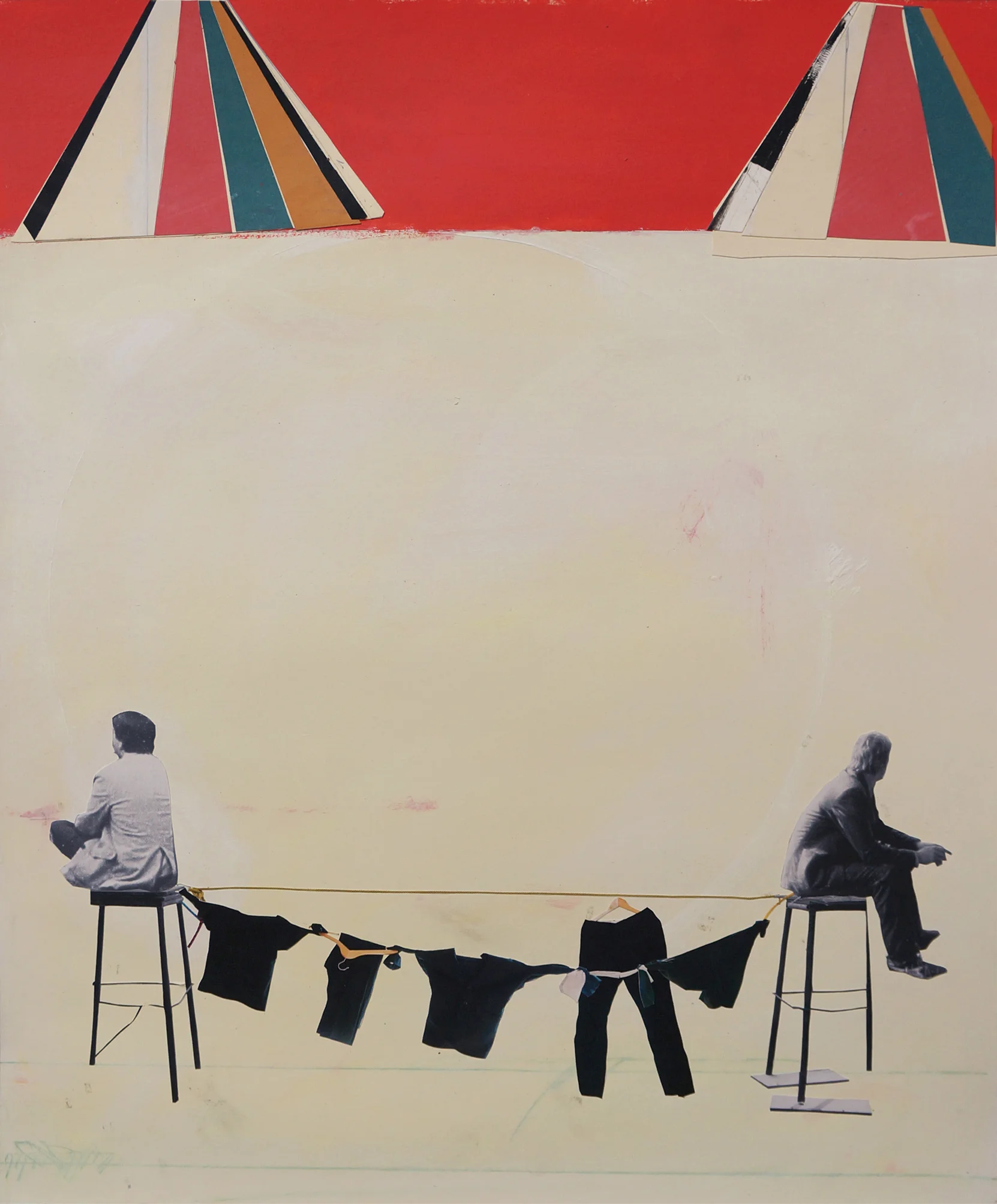 o.T. Collage, 50cm x 40cm, 2014